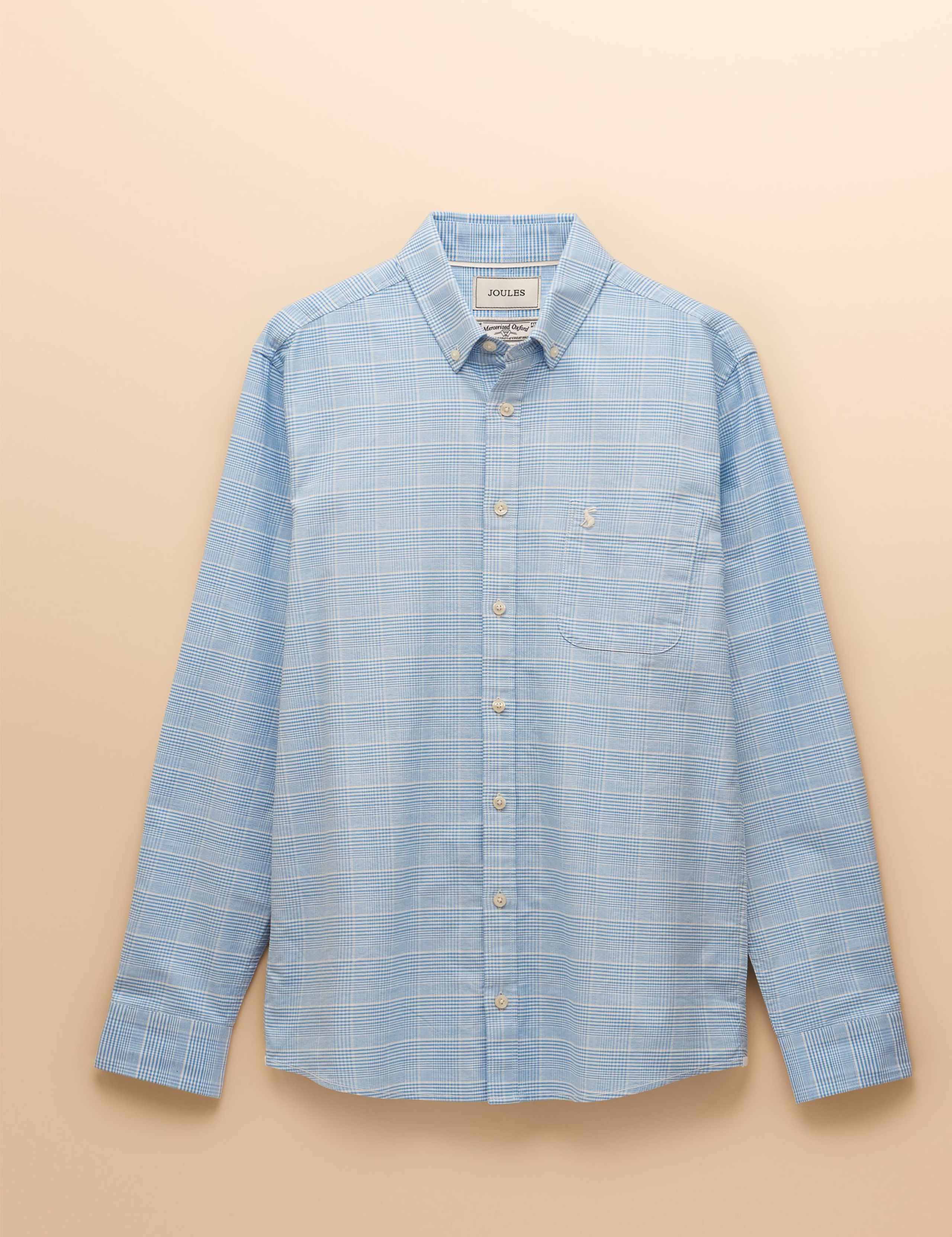 Regular Fit Pure Cotton Check Oxford Shirt 8 of 8