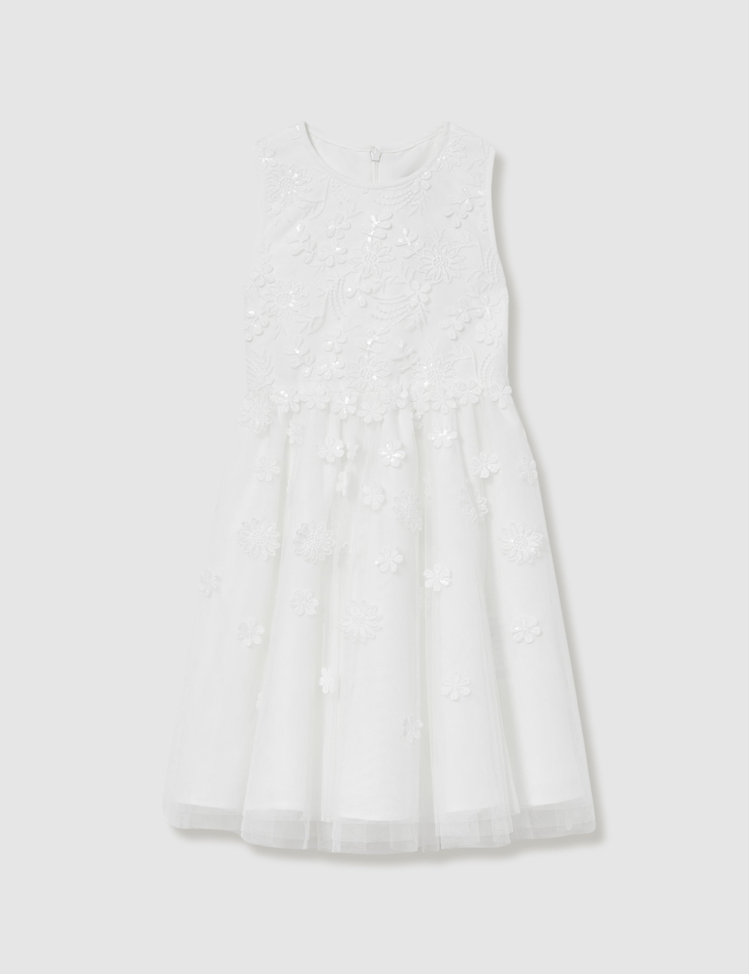 Tulle Floral Bridesmaid Dress (4-14 Yrs) 2 of 4