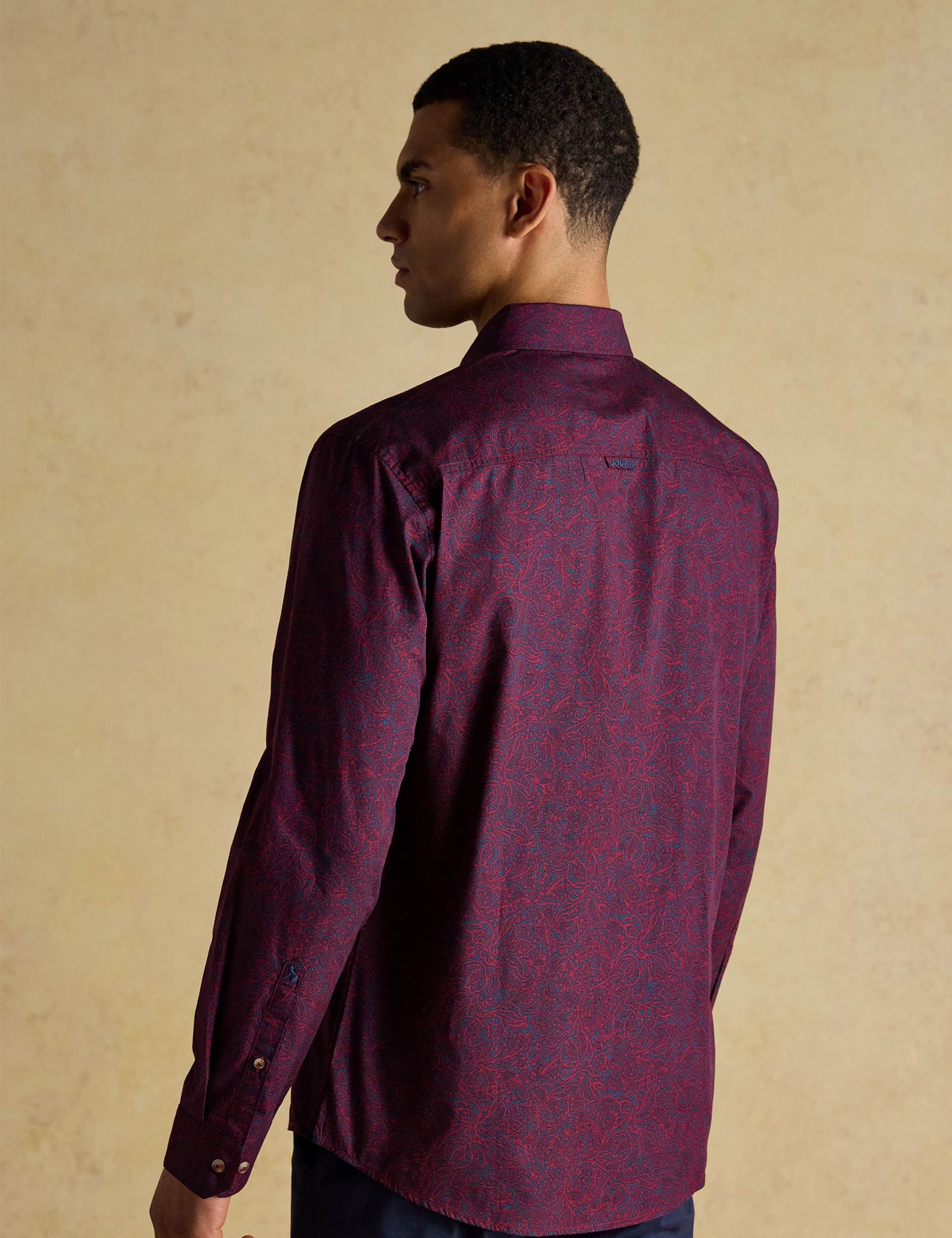 Regular Fit Pure Cotton Paisley Shirt 9 of 9