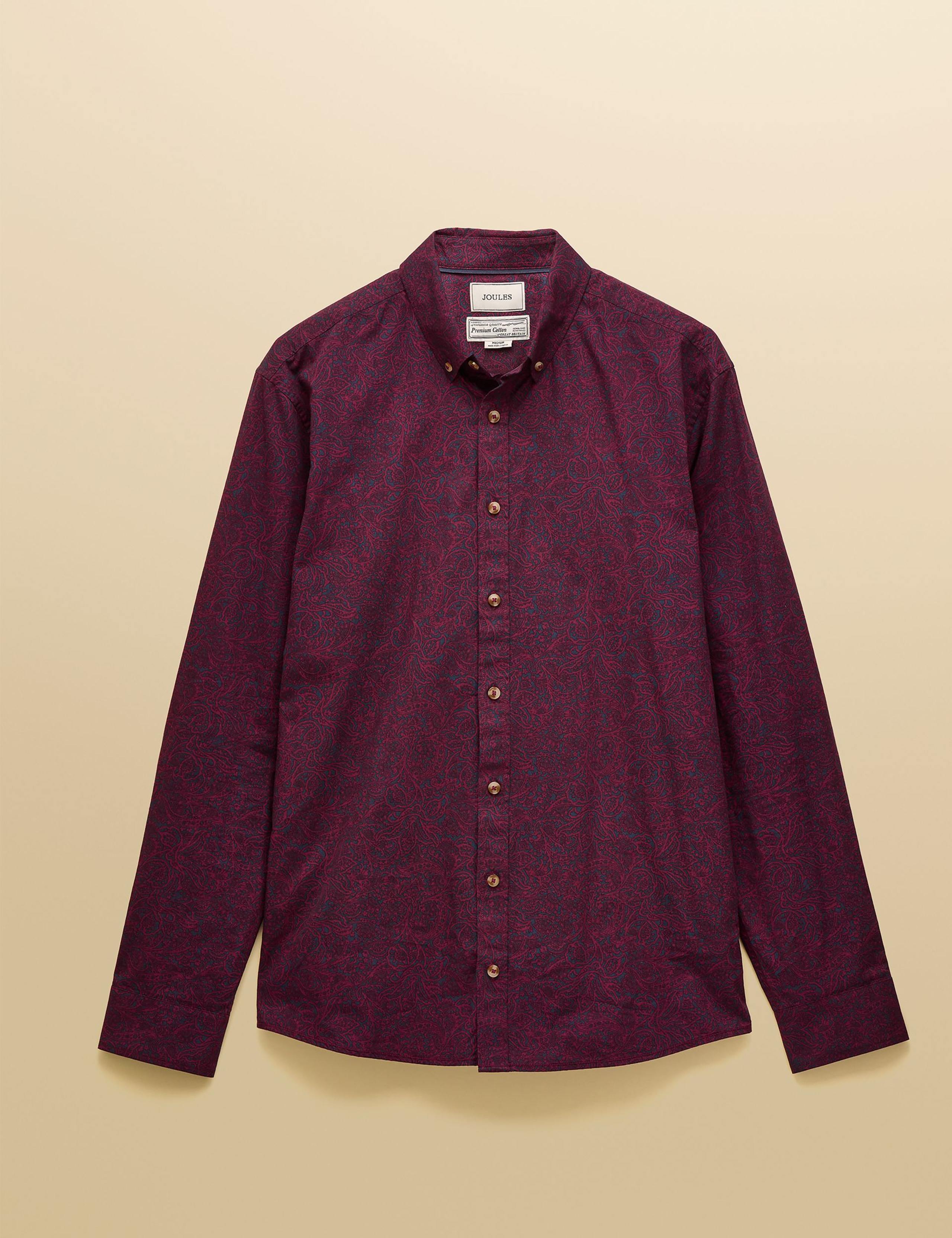 Regular Fit Pure Cotton Paisley Shirt 2 of 9