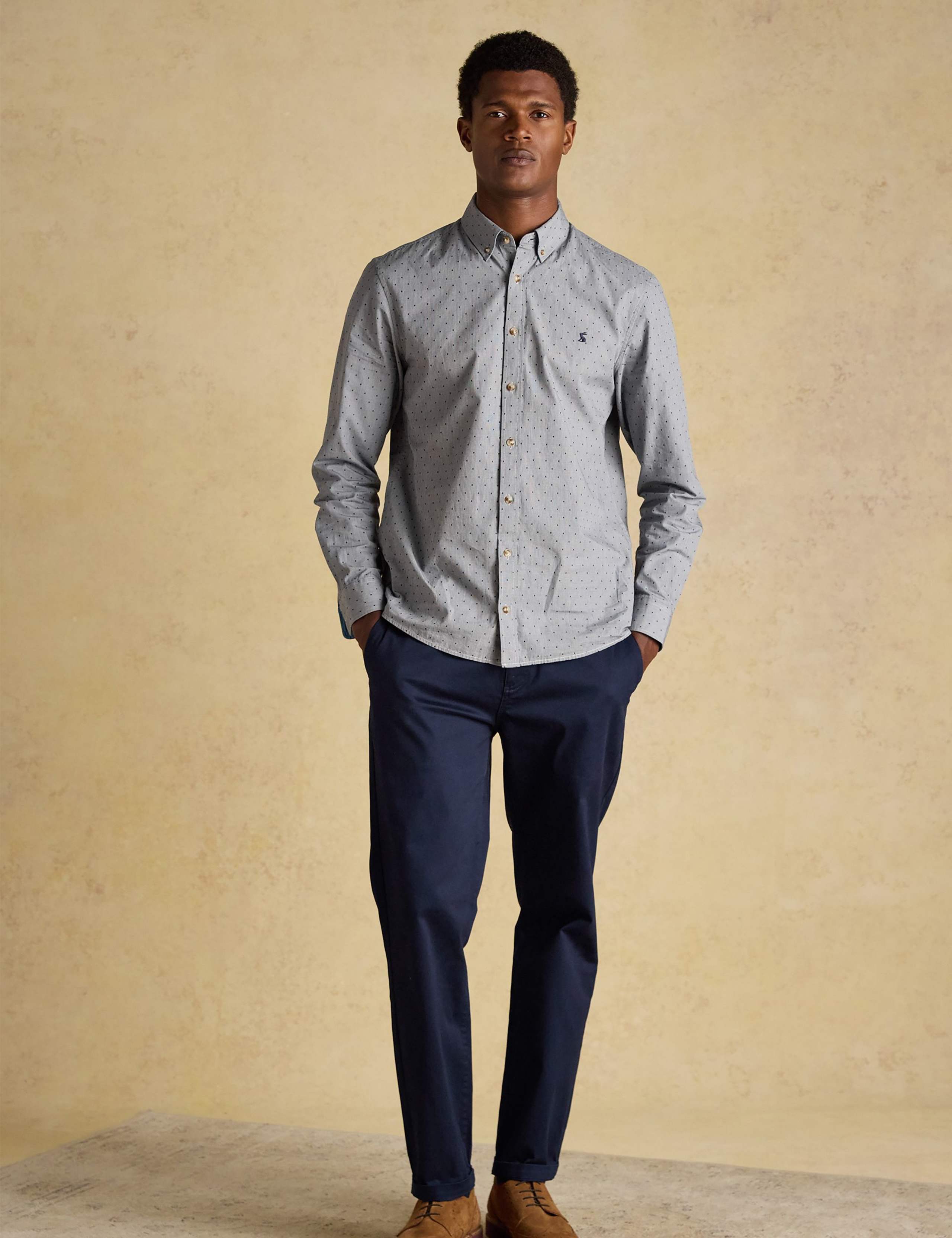 Regular Fit Pure Cotton Polka Dot Shirt 11 of 11