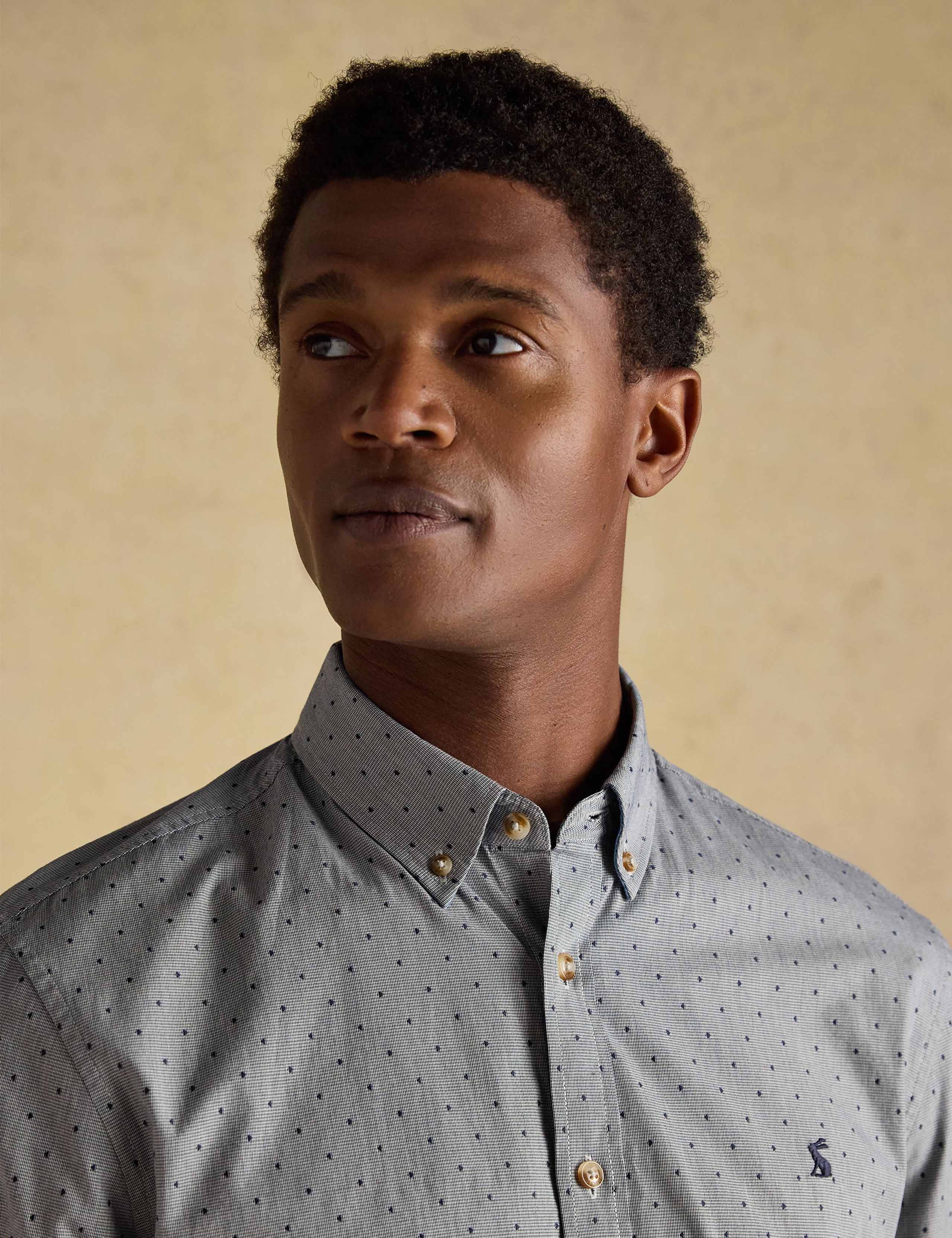 Regular Fit Pure Cotton Polka Dot Shirt 3 of 11