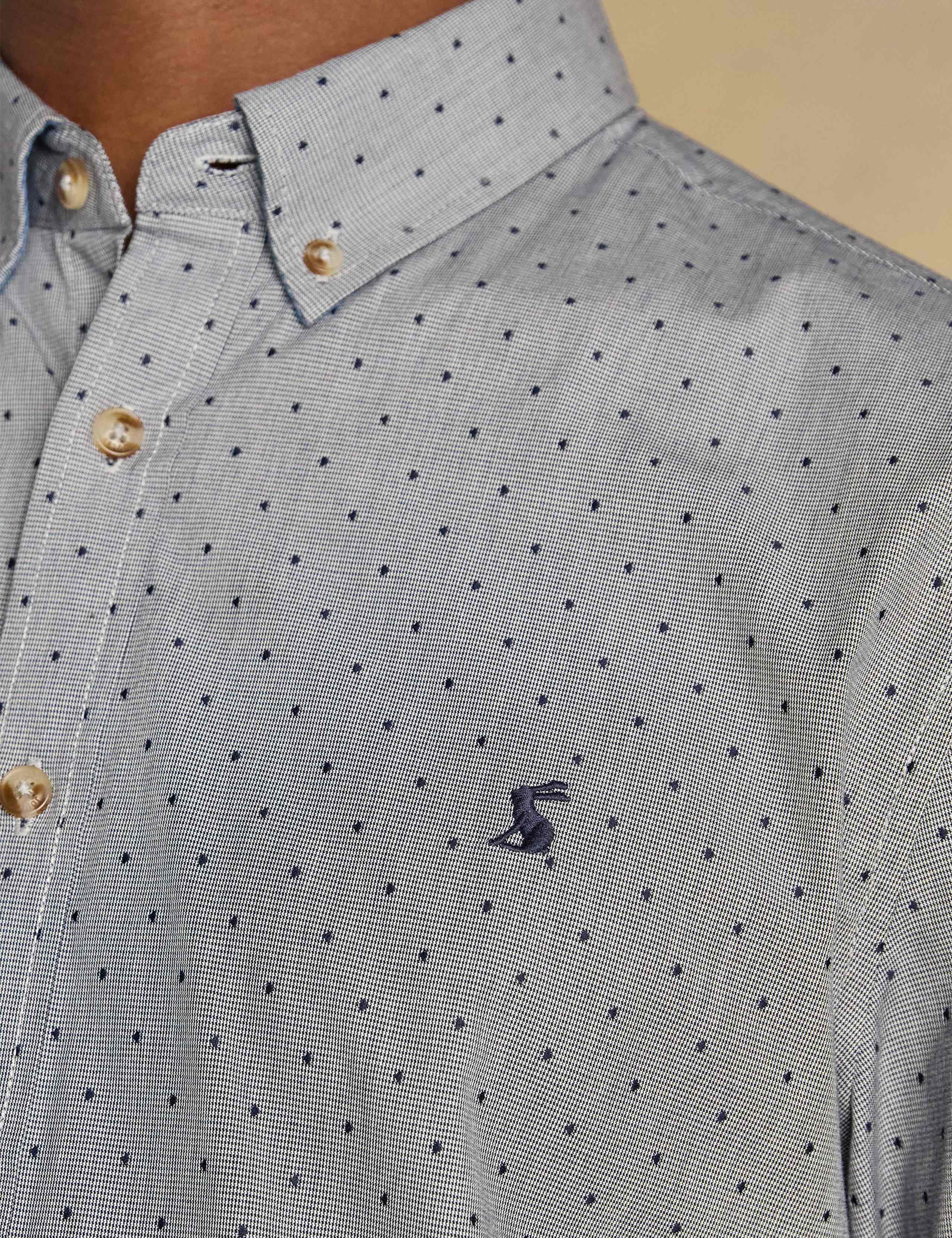 Regular Fit Pure Cotton Polka Dot Shirt 6 of 11