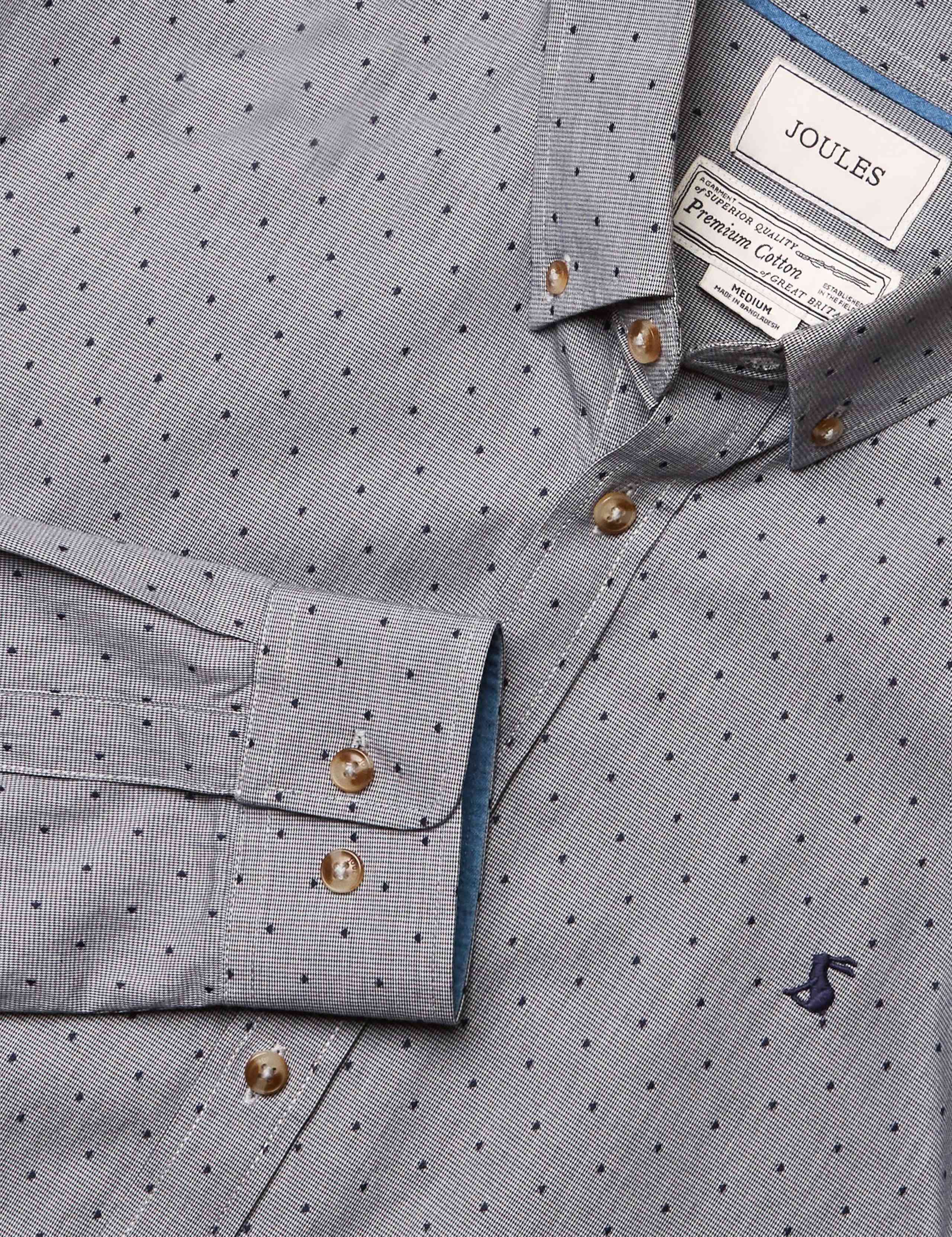 Regular Fit Pure Cotton Polka Dot Shirt 8 of 11