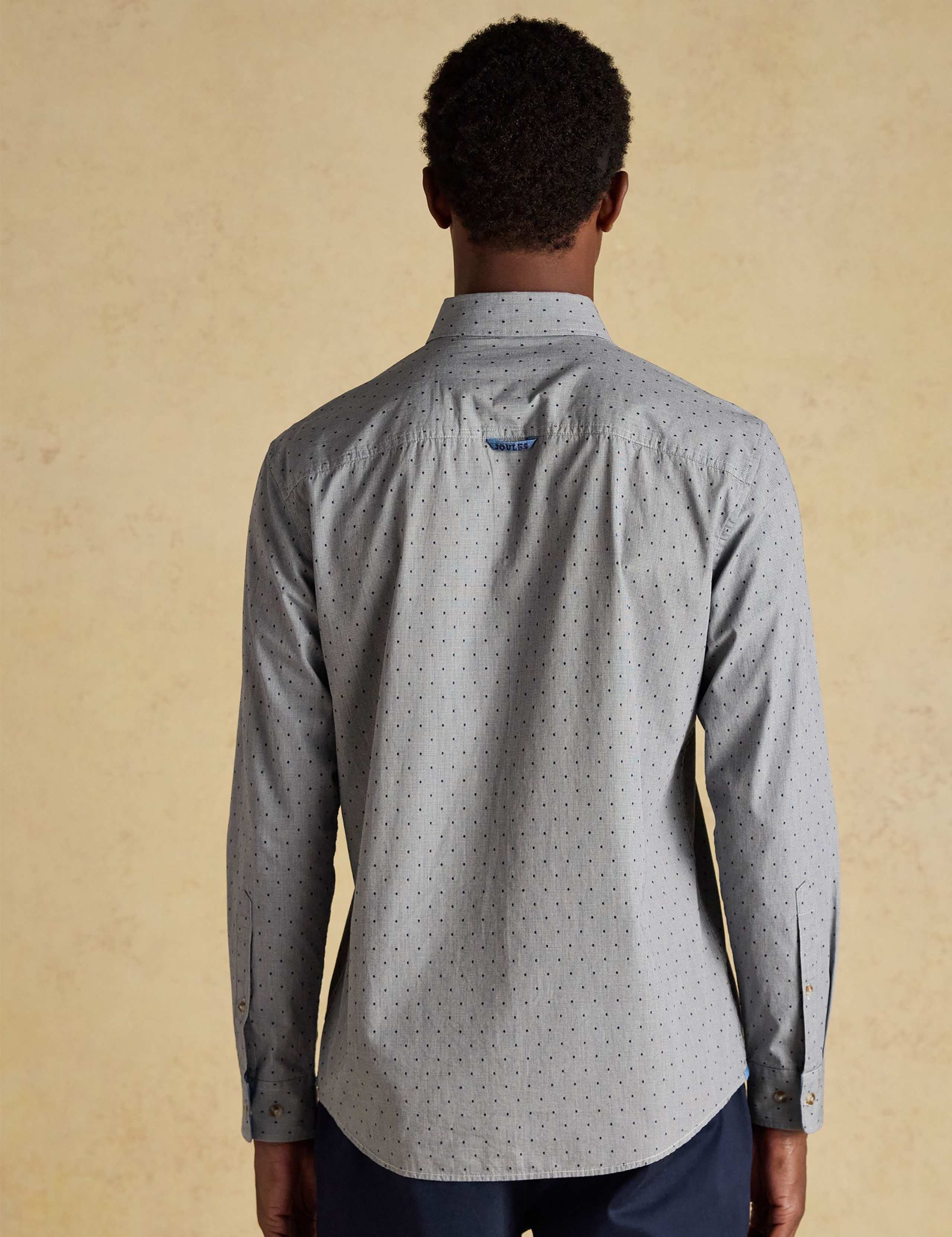 Regular Fit Pure Cotton Polka Dot Shirt 9 of 11