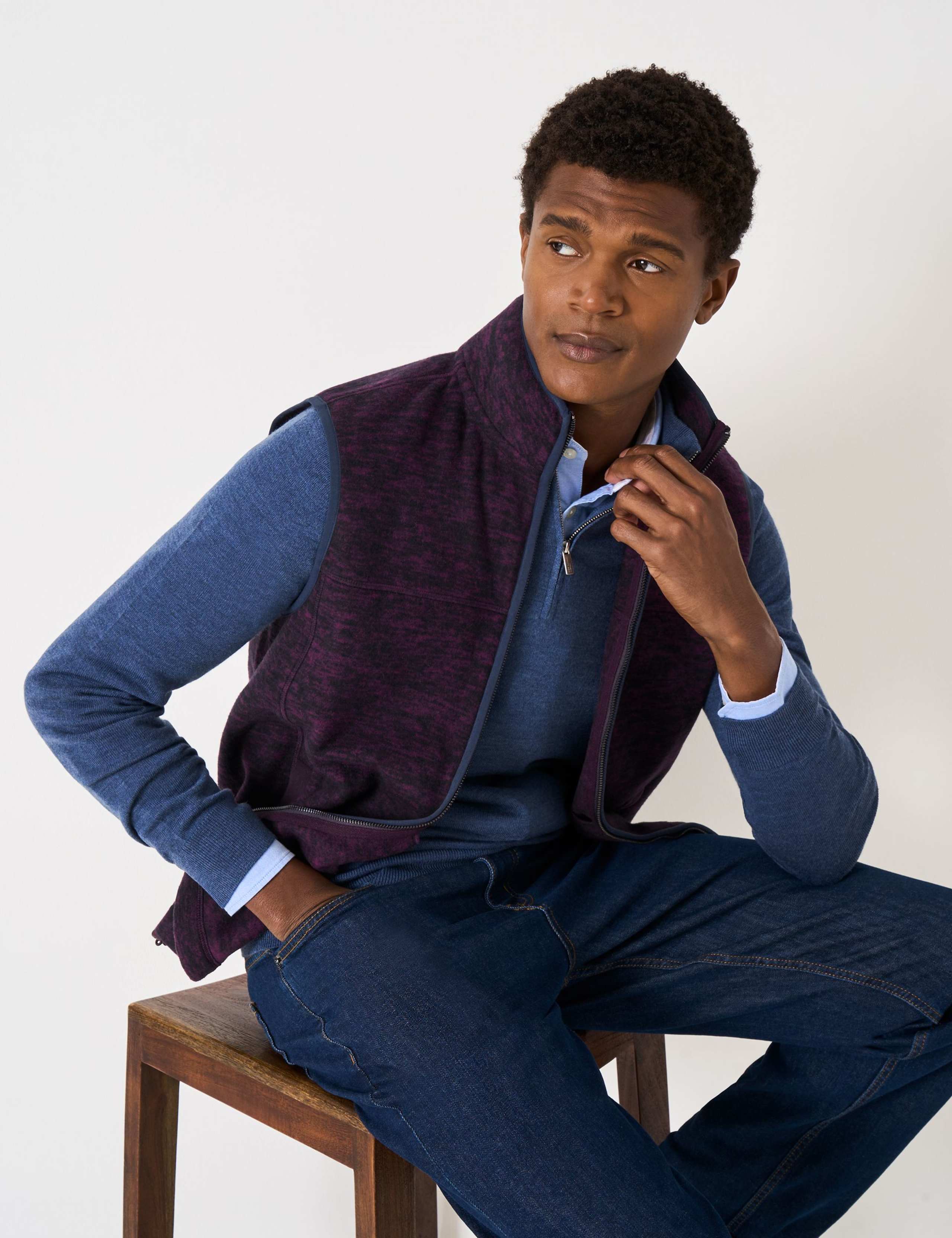 Space Dye Gilet 4 of 5