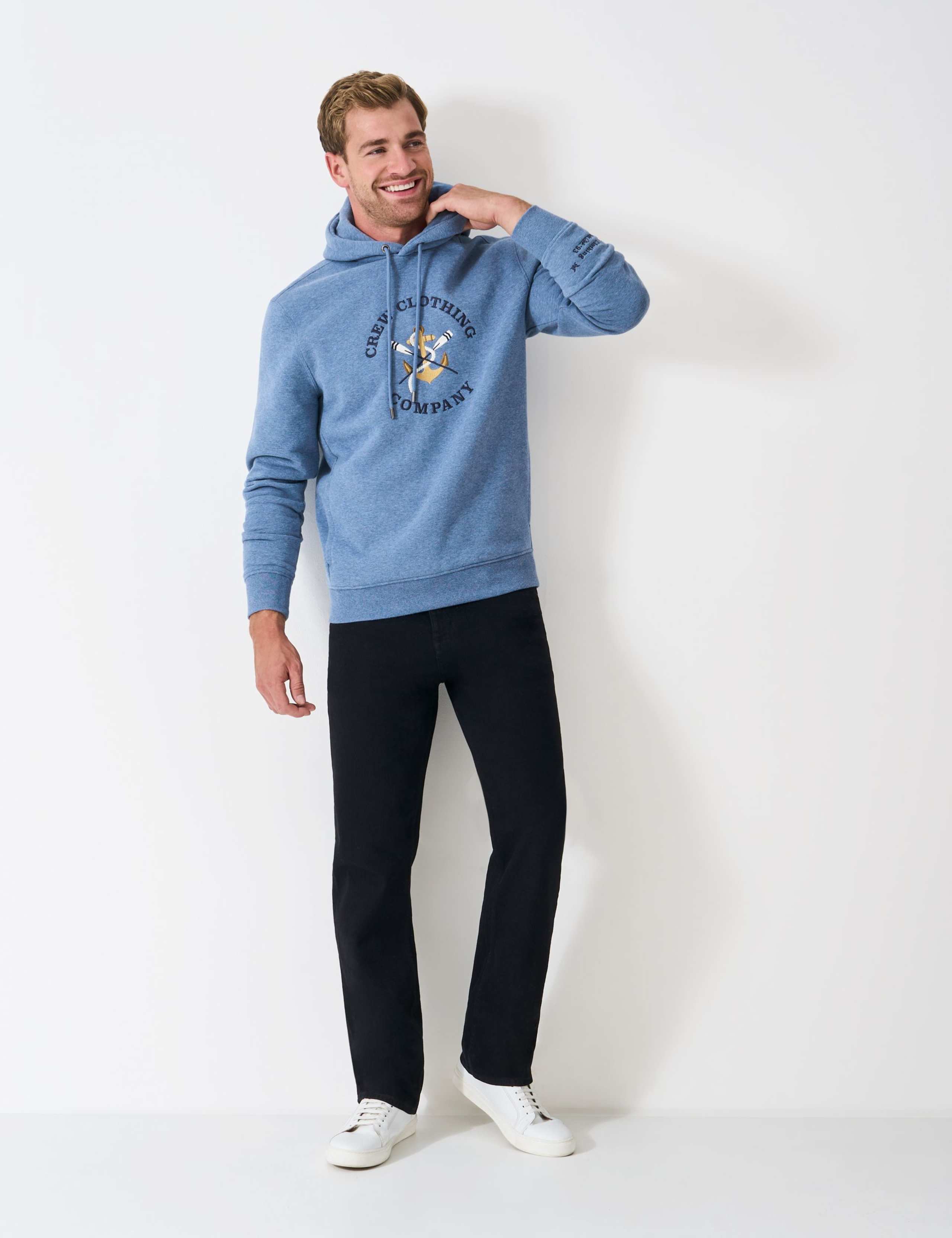 Cotton Rich Embroidered Graphic Hoodie 3 of 5
