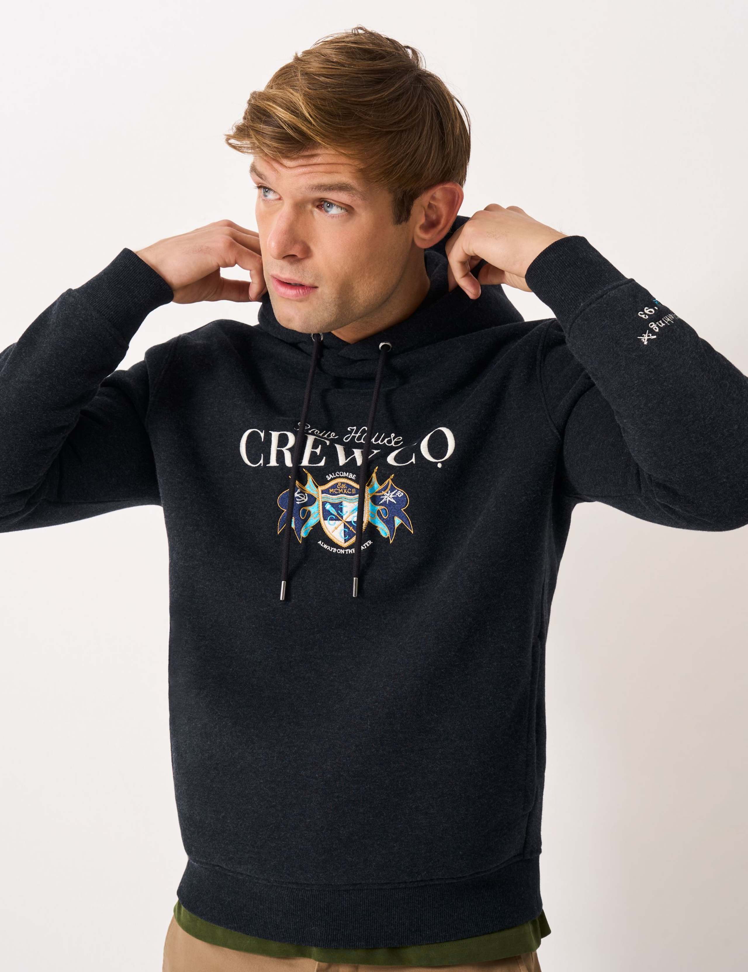 Cotton Rich Embroidered Graphic Hoodie 3 of 5