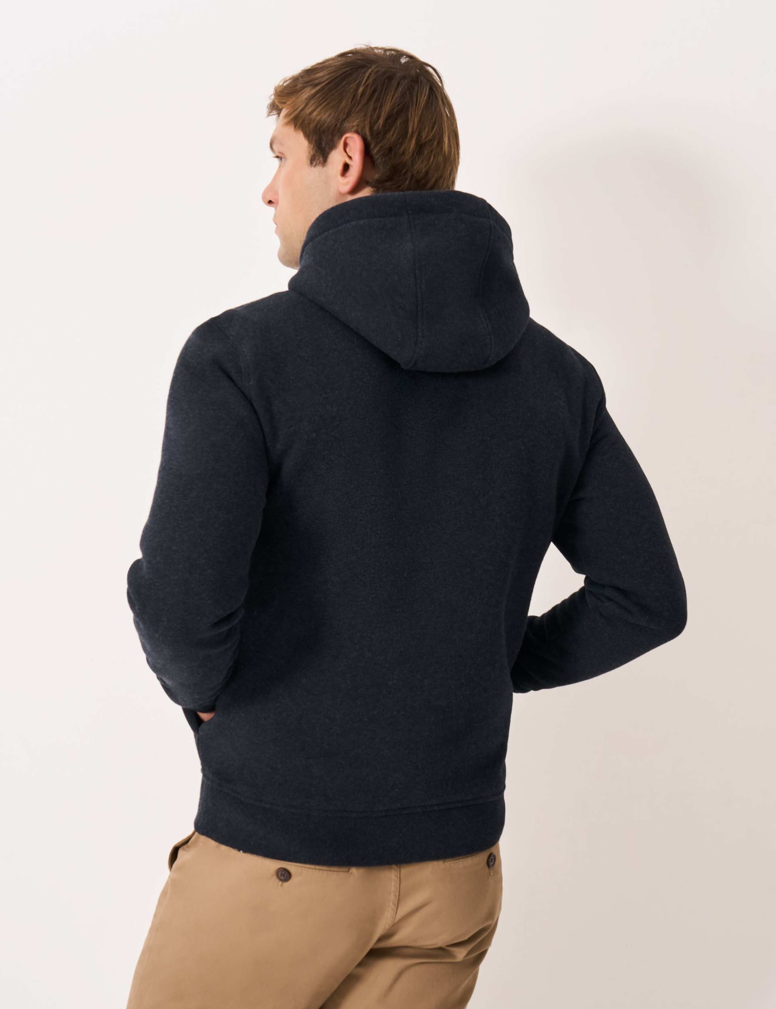 Cotton Rich Embroidered Graphic Hoodie 4 of 5
