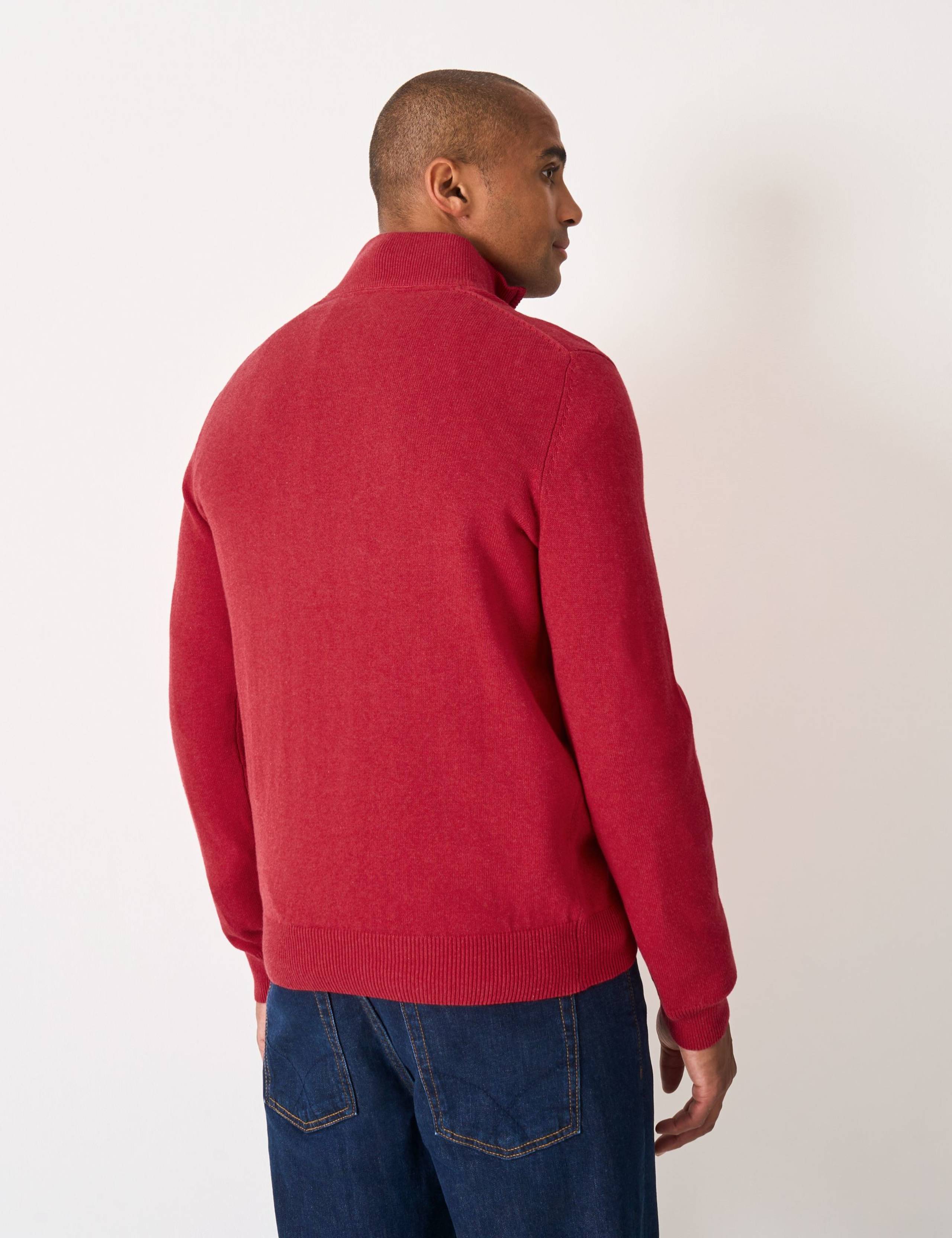 Pure Cotton Half Zip Jumper 3 of 5