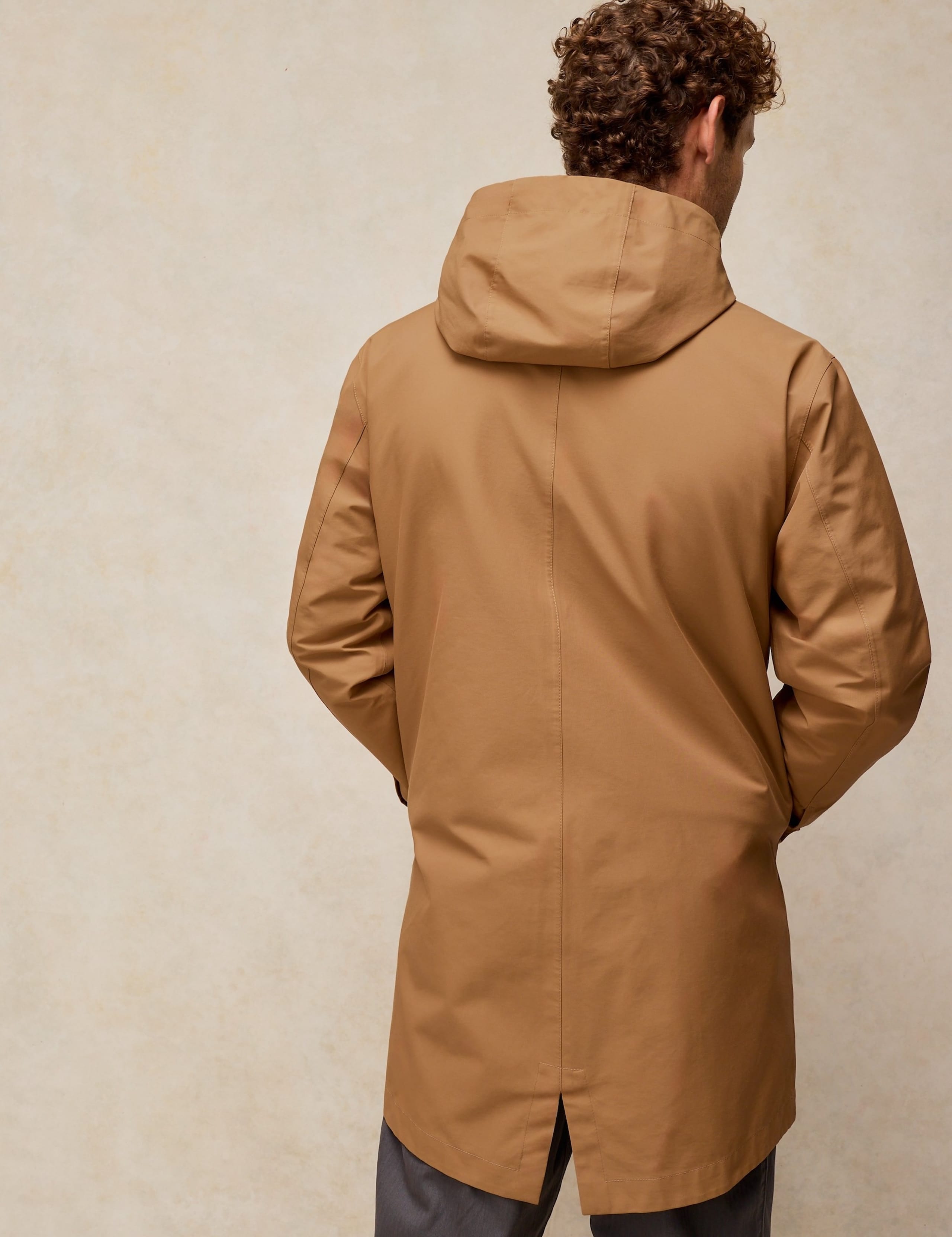 Cotton Rich Waterproof Hooded Parka 4 of 7
