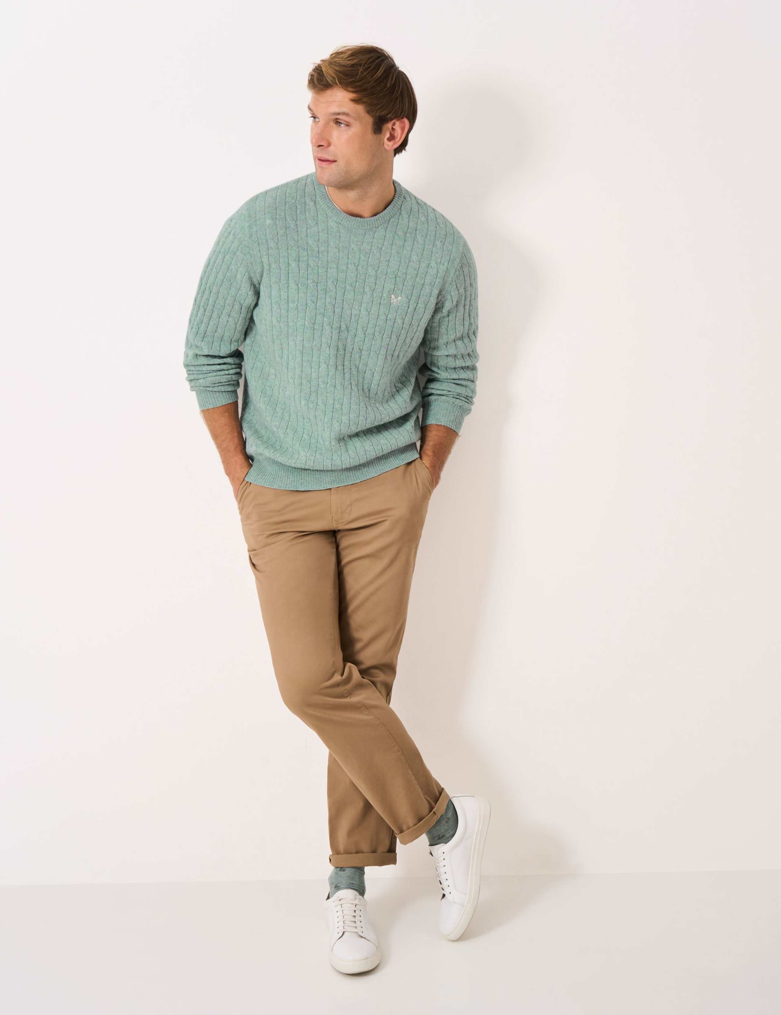 Lambswool Rich Cable Knit Jumper 1 of 5