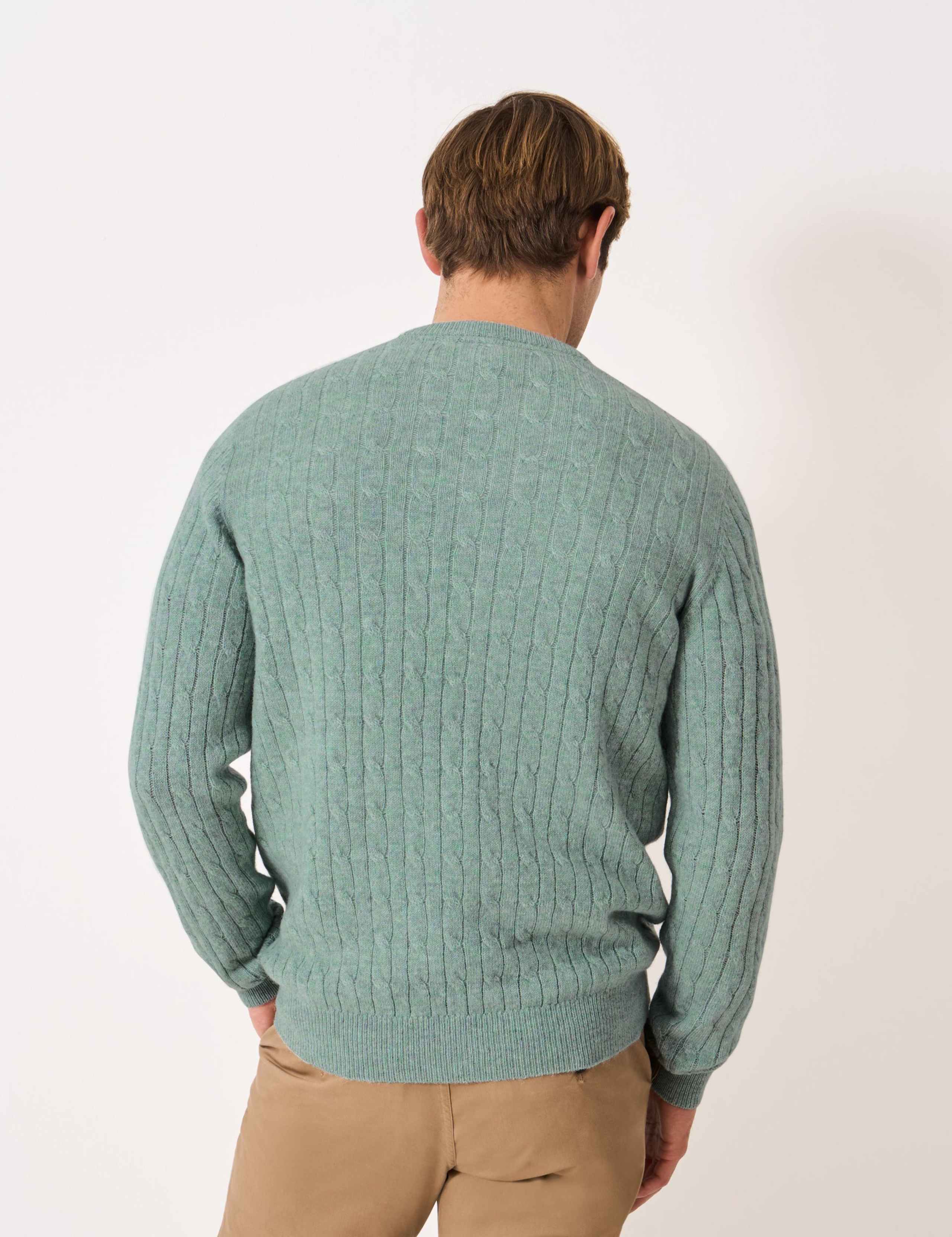 Lambswool Rich Cable Knit Jumper 4 of 5