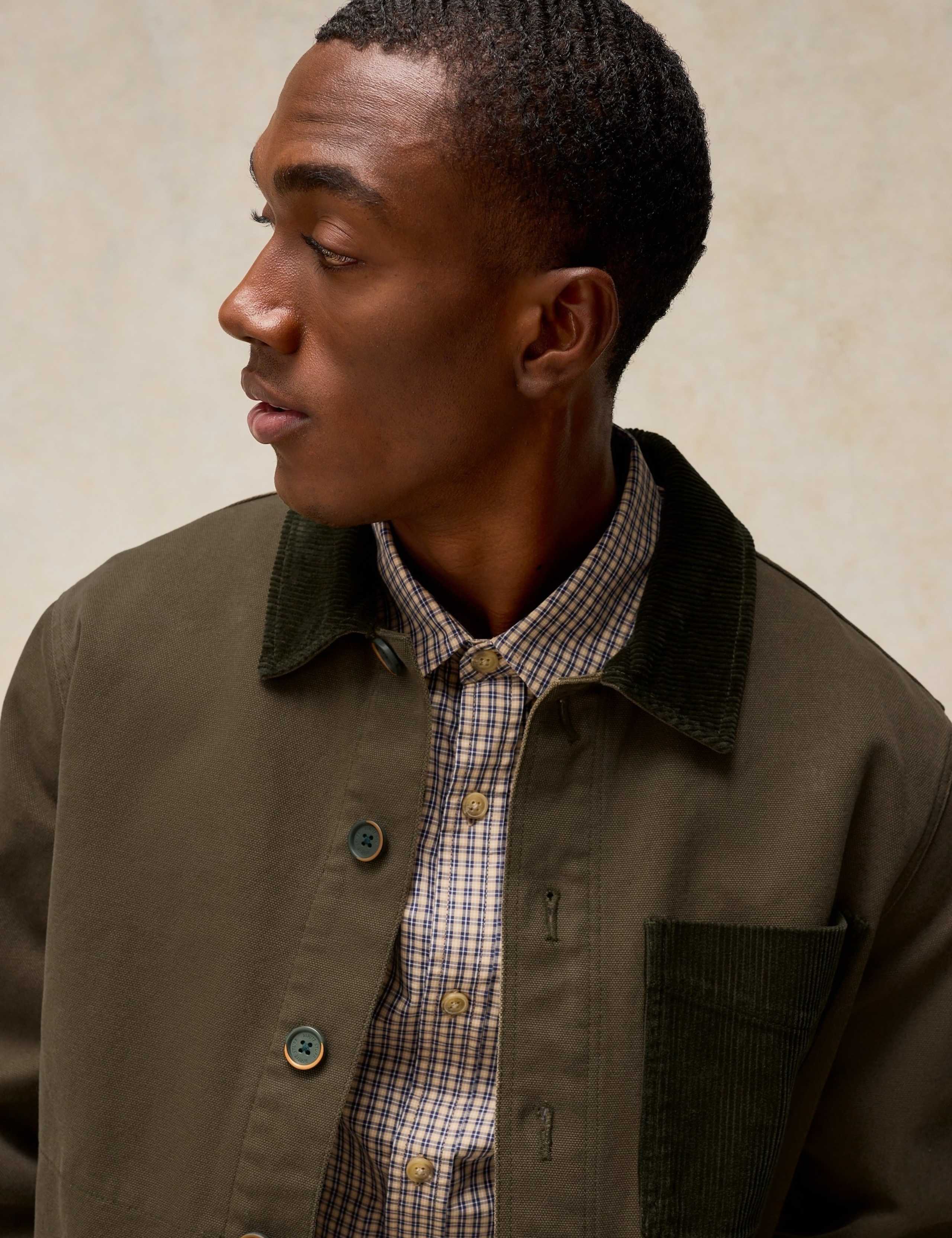 Pure Cotton Collared Jacket 4 of 6