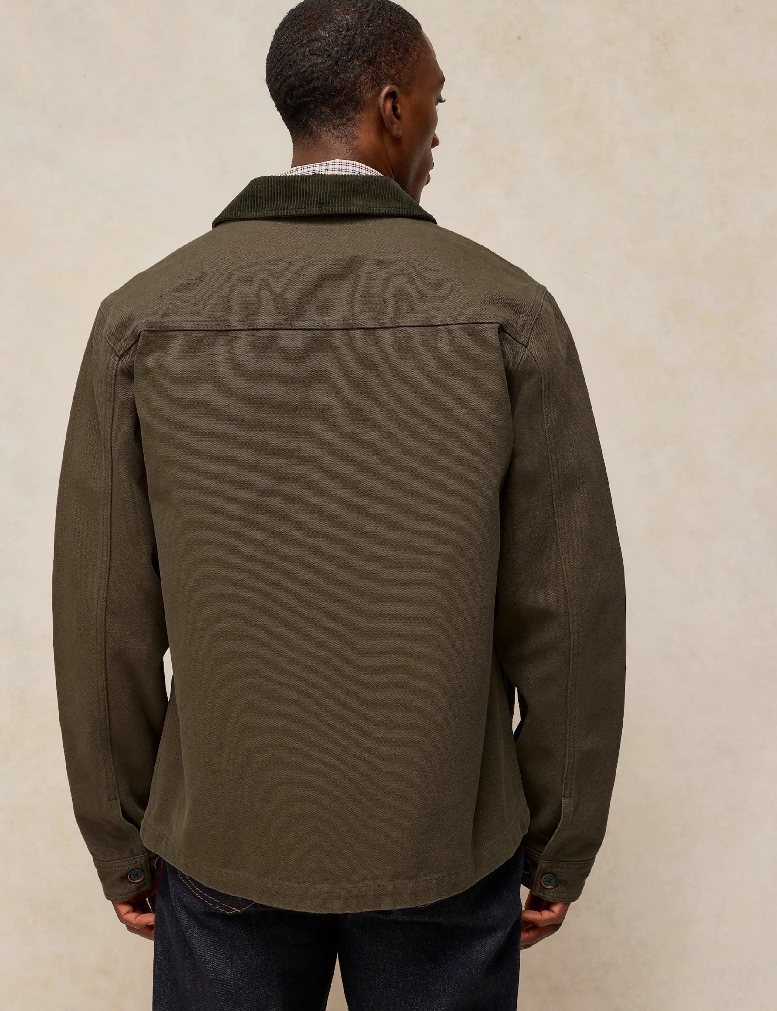 Pure Cotton Collared Jacket 6 of 6