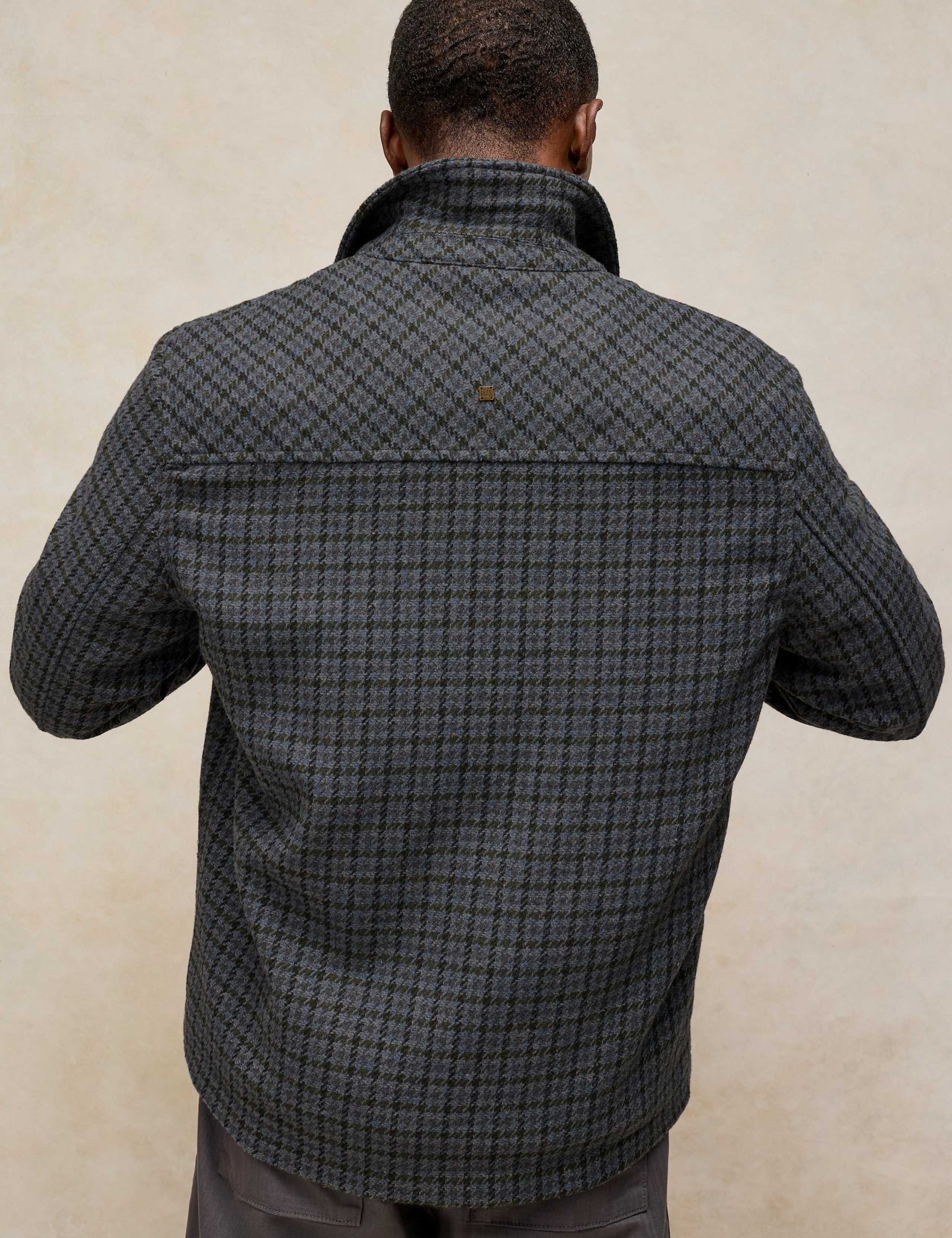 Houndstooth Jacket with Wool 4 of 7