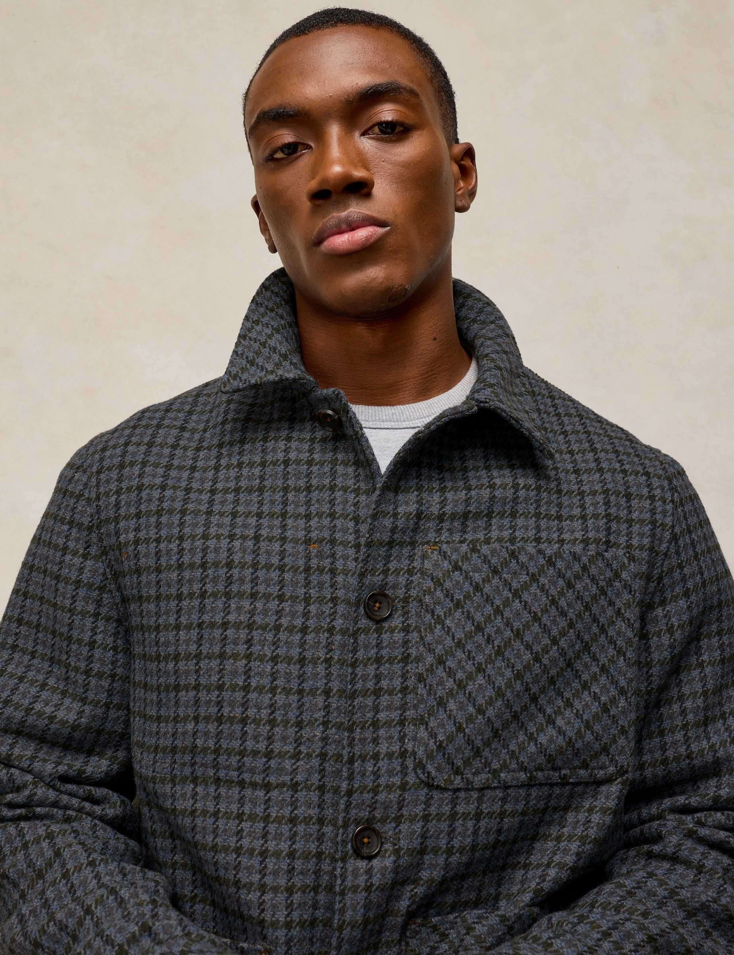 Houndstooth Jacket with Wool 5 of 7