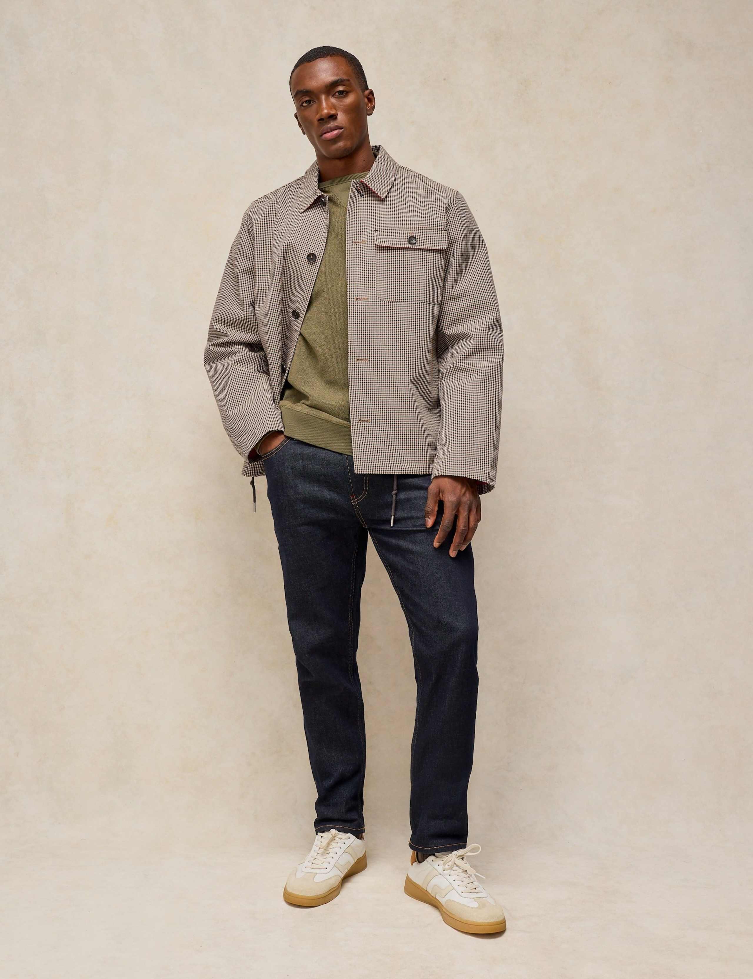 Pure Cotton Gingham Button Up Coach Jacket 3 of 6