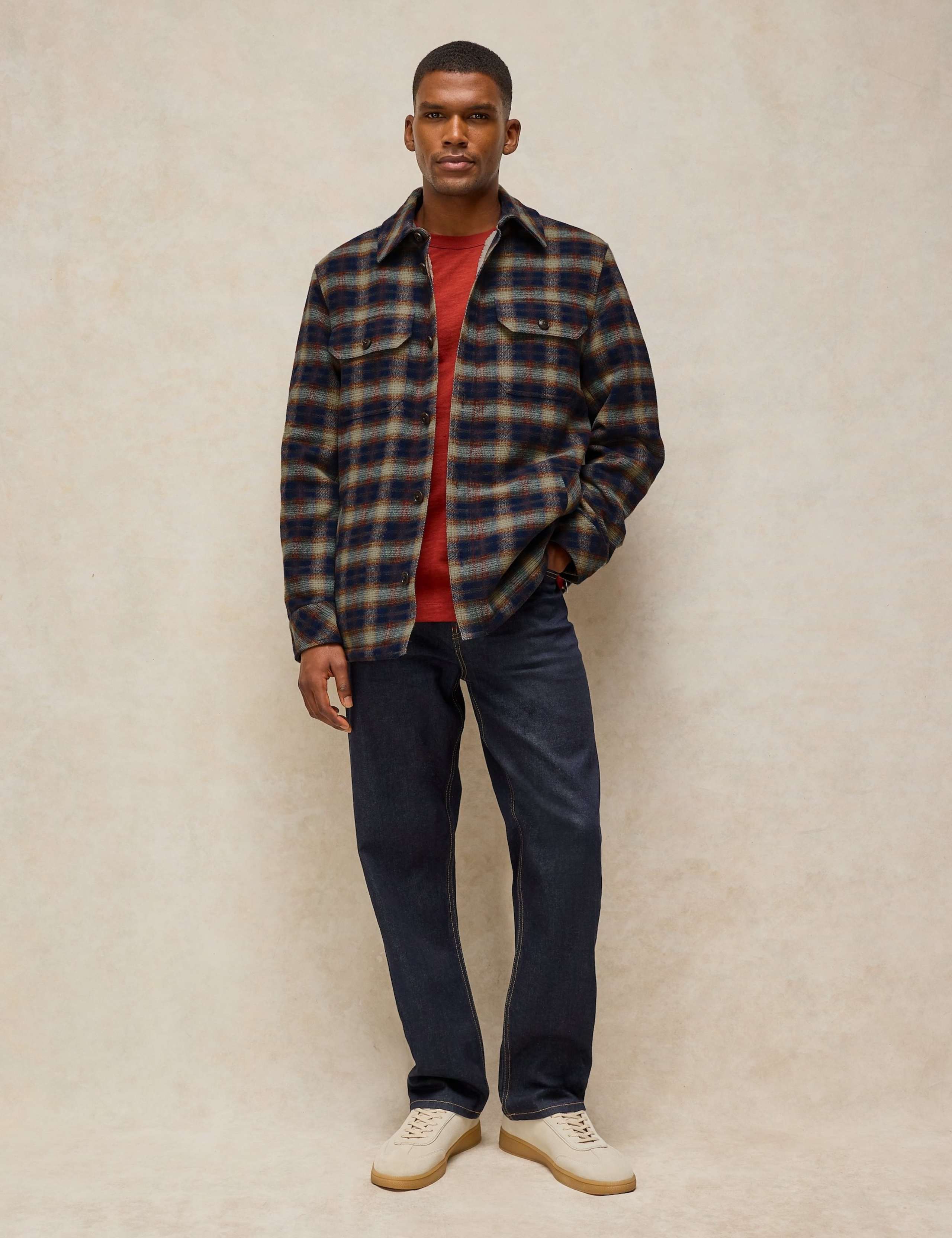 Check Jacket with Wool 3 of 6