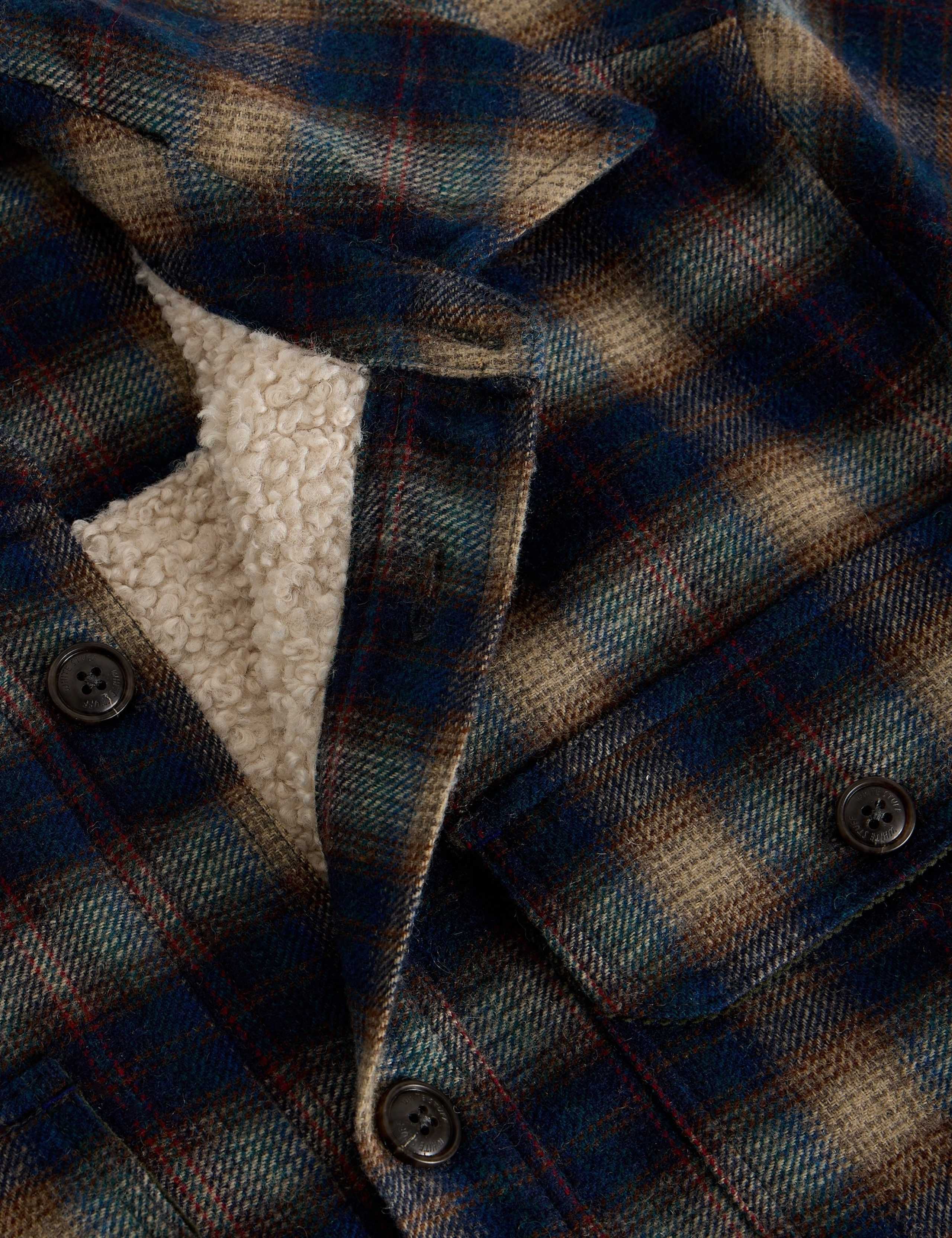 Check Jacket with Wool 6 of 6