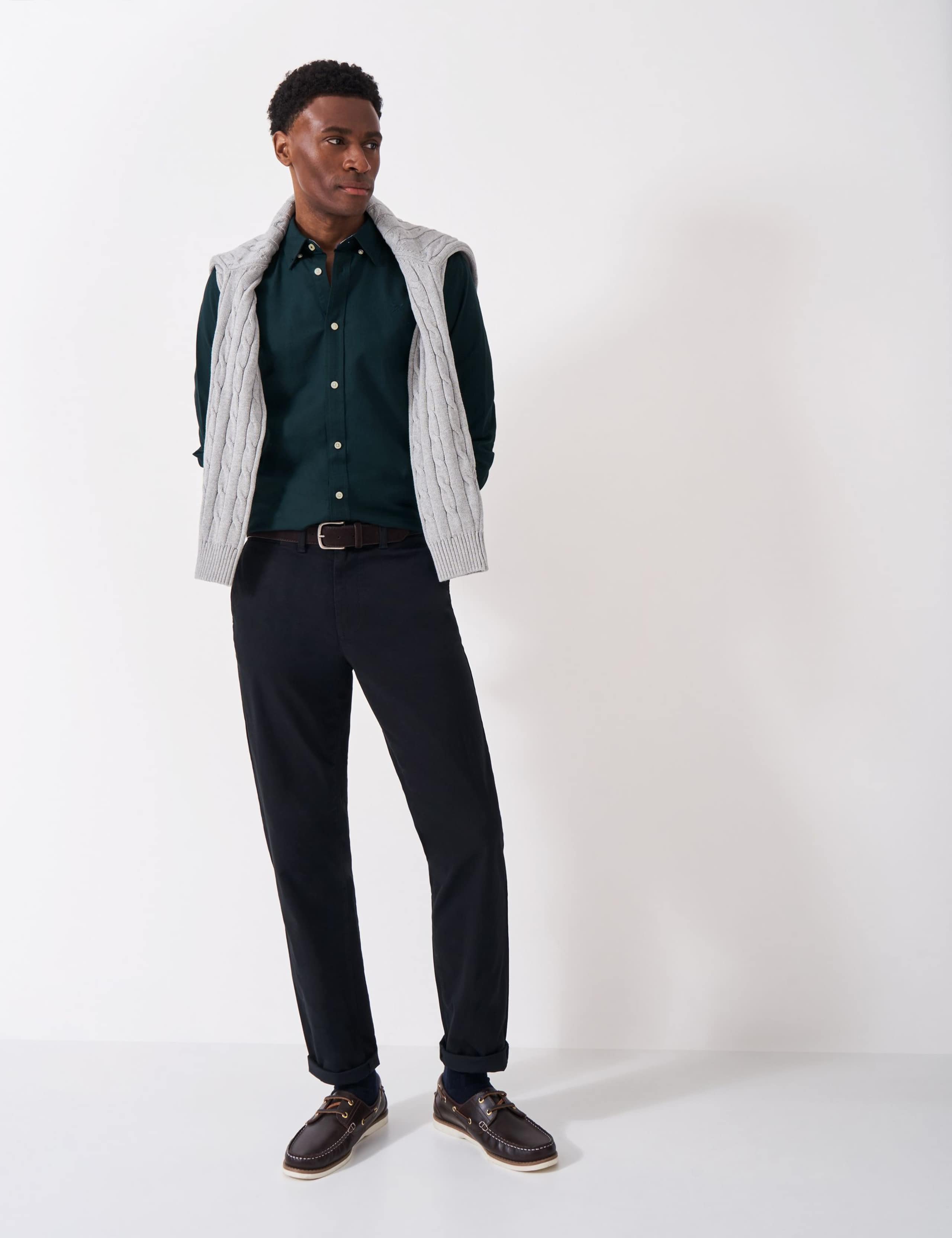 Slim Fit Pure Cotton Oxford Shirt 1 of 5