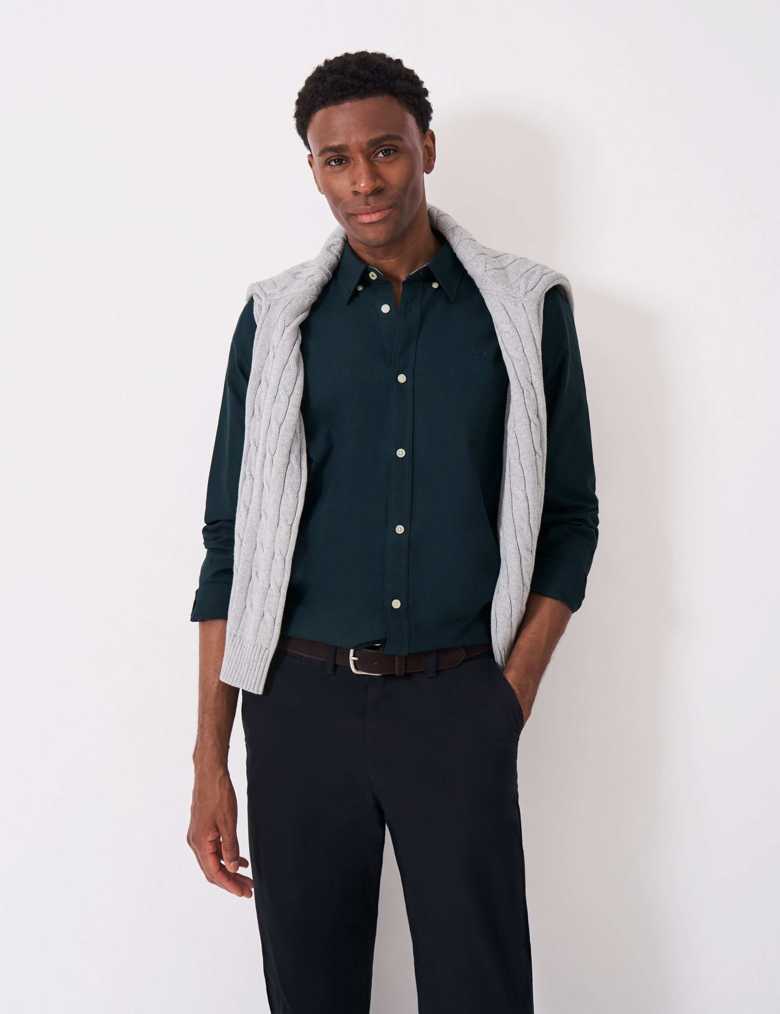 Slim Fit Pure Cotton Oxford Shirt 3 of 5