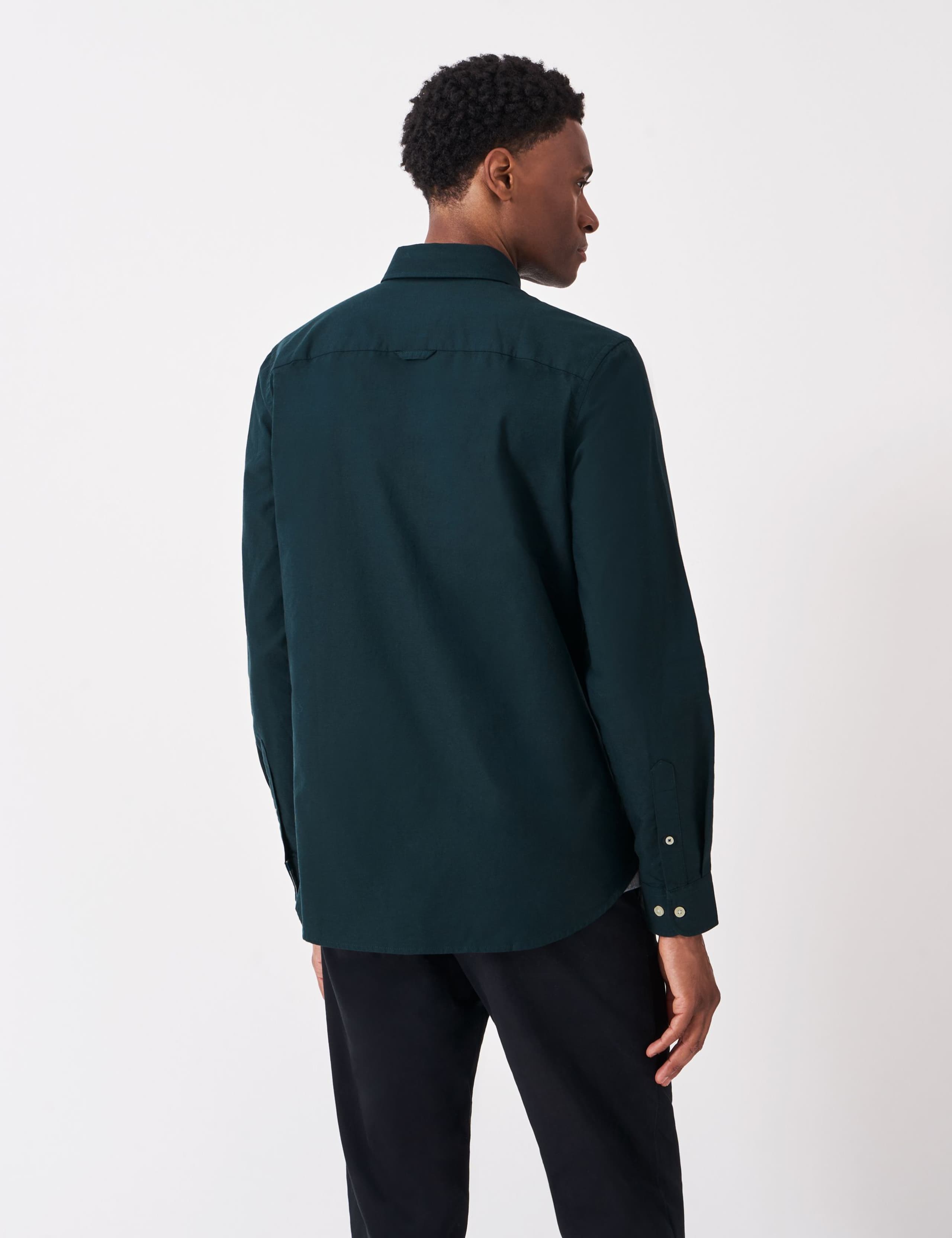 Slim Fit Pure Cotton Oxford Shirt 4 of 5