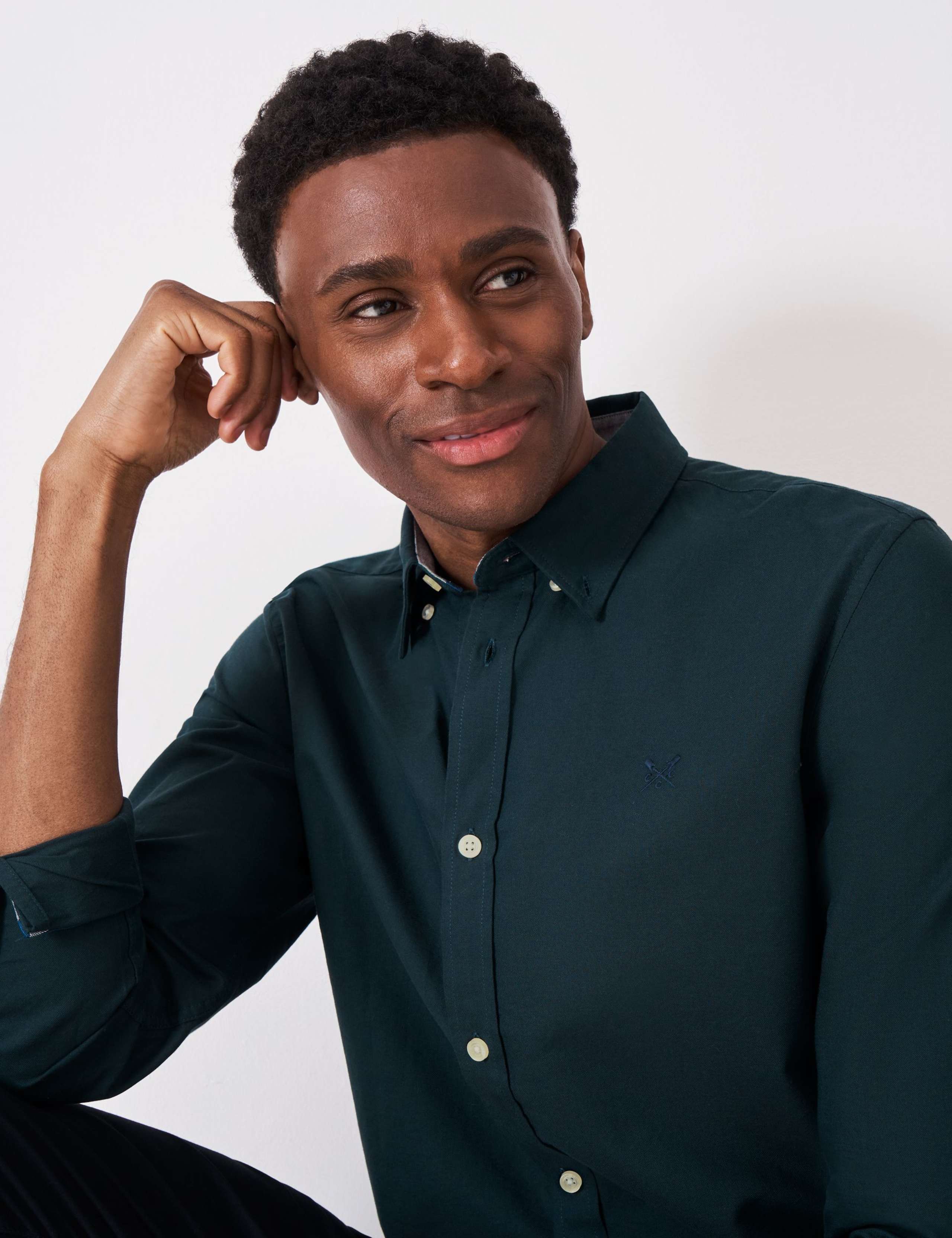 Slim Fit Pure Cotton Oxford Shirt 5 of 5