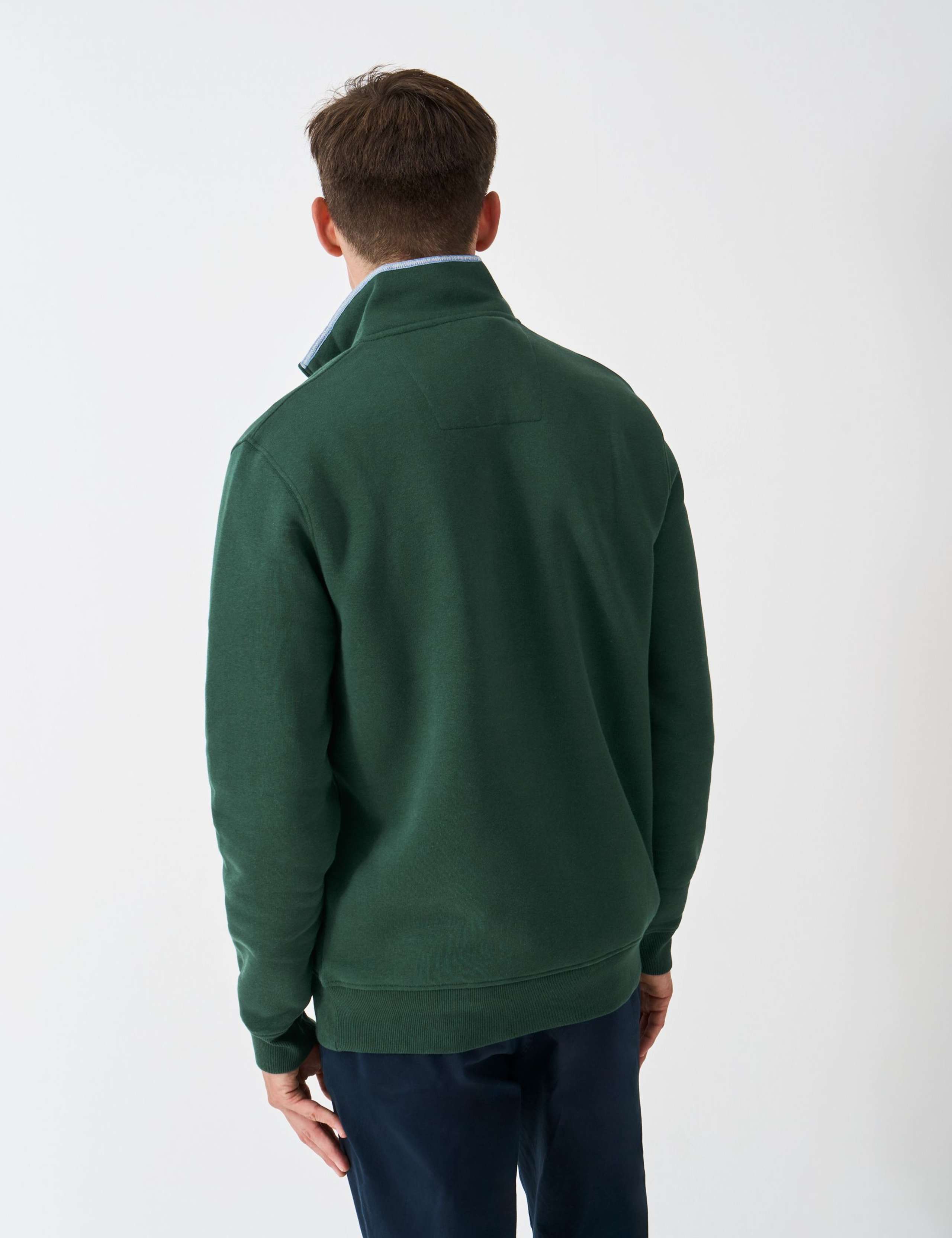 Cotton Rich Half Zip Sweatshirt 4 of 4