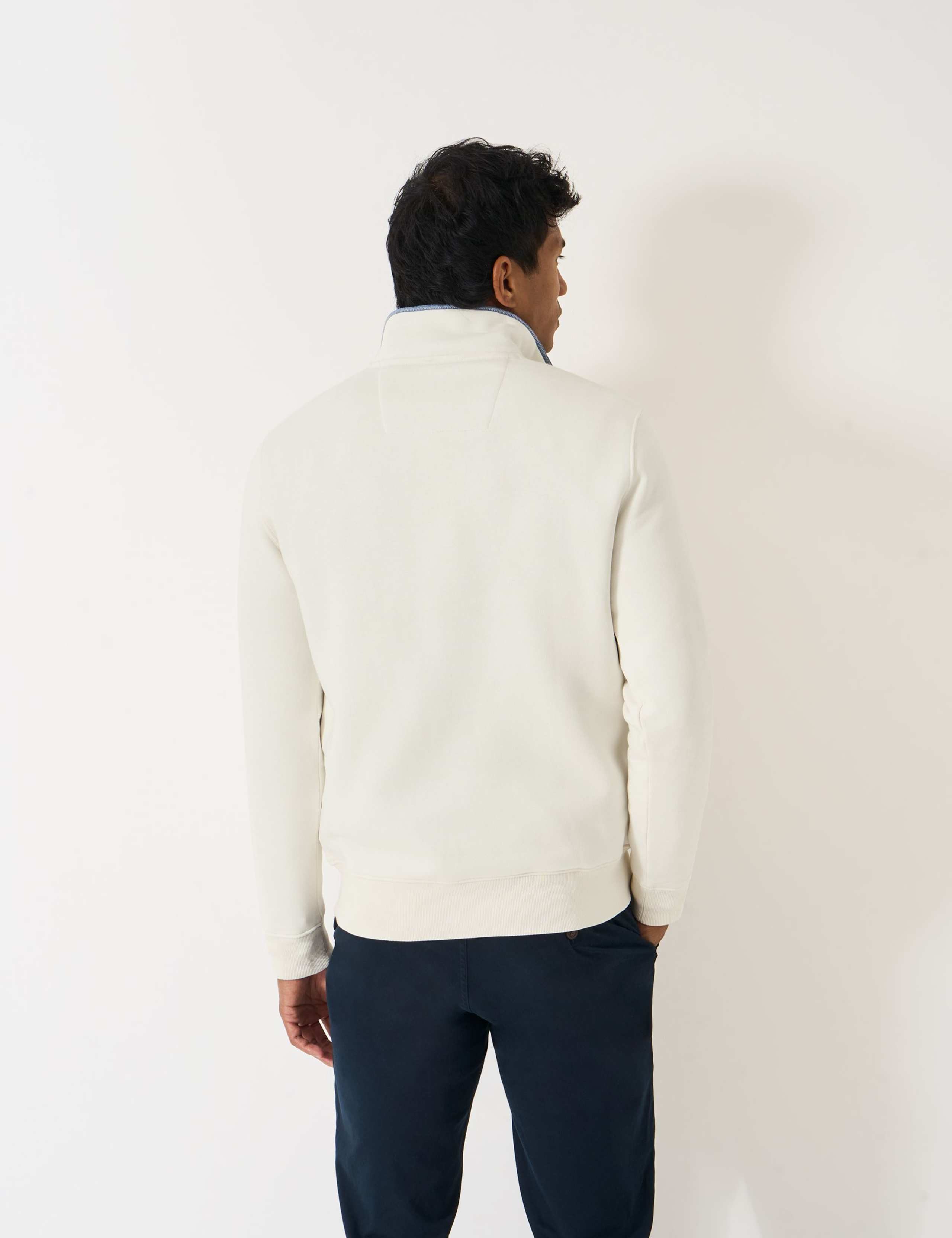 Cotton Rich Half Zip Sweatshirt 3 of 5