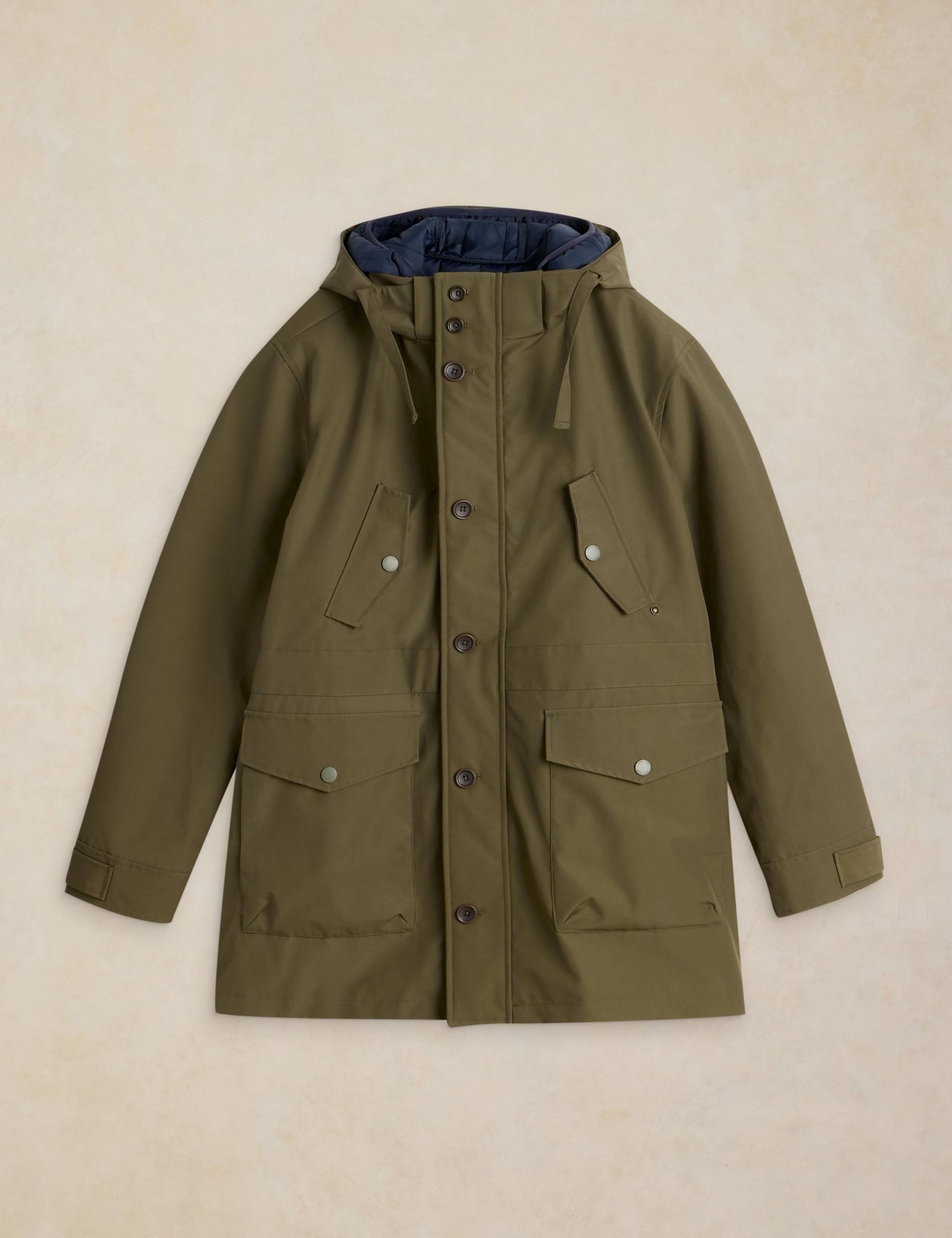 Cotton Rich 2 in 1Hooded Parka Jacket 2 of 6