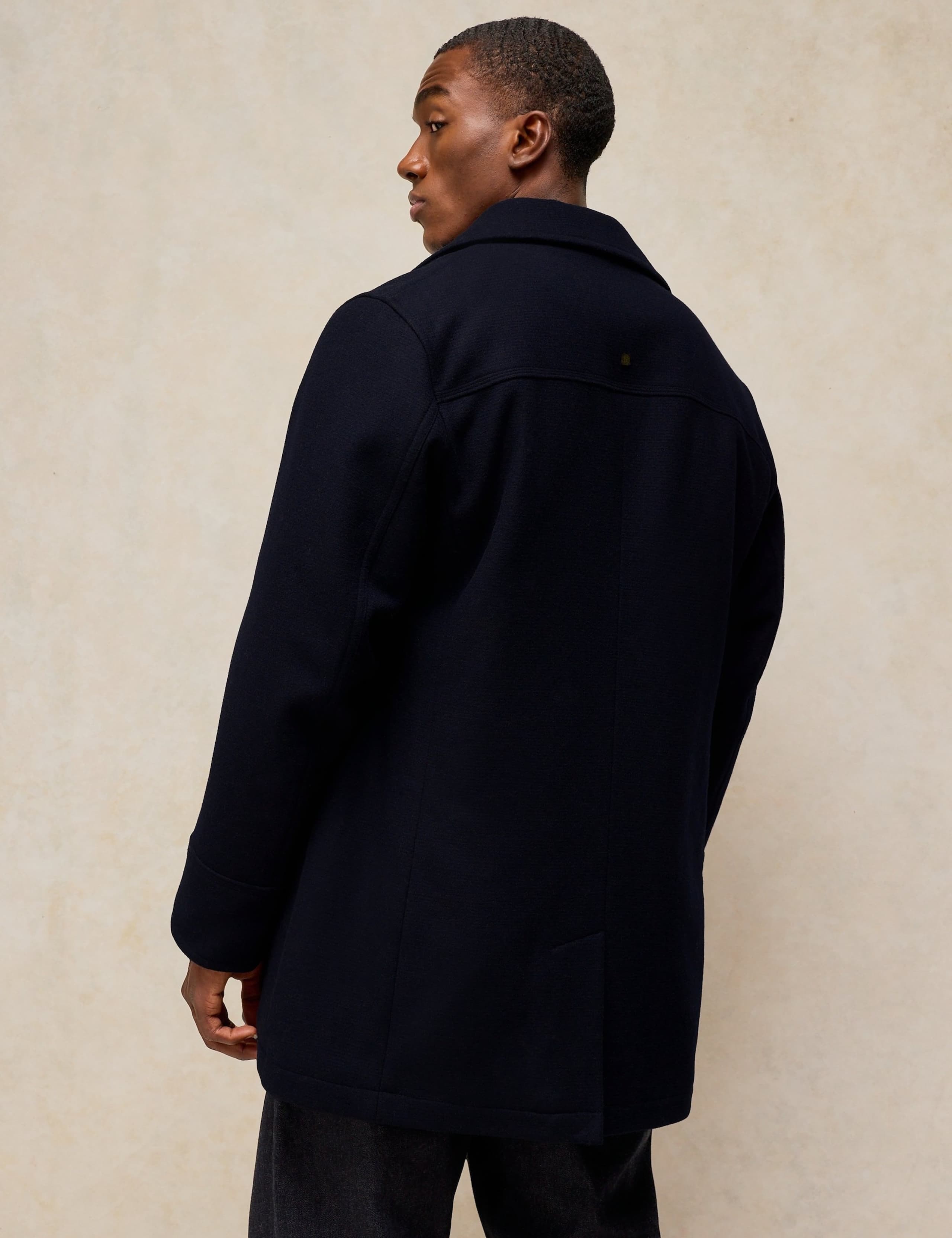 Wool Blend Pea Coat 4 of 6