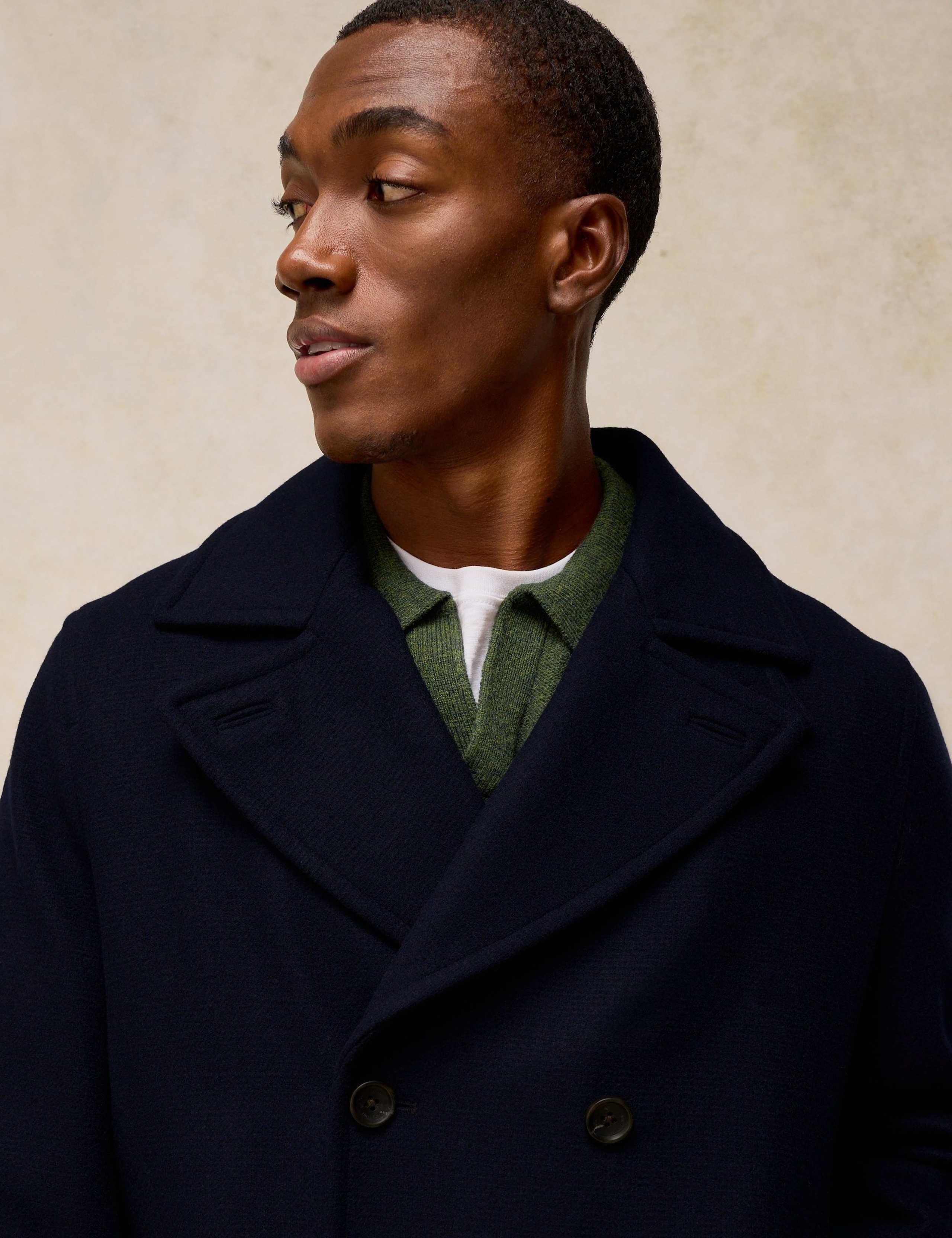 Wool Blend Pea Coat 5 of 6