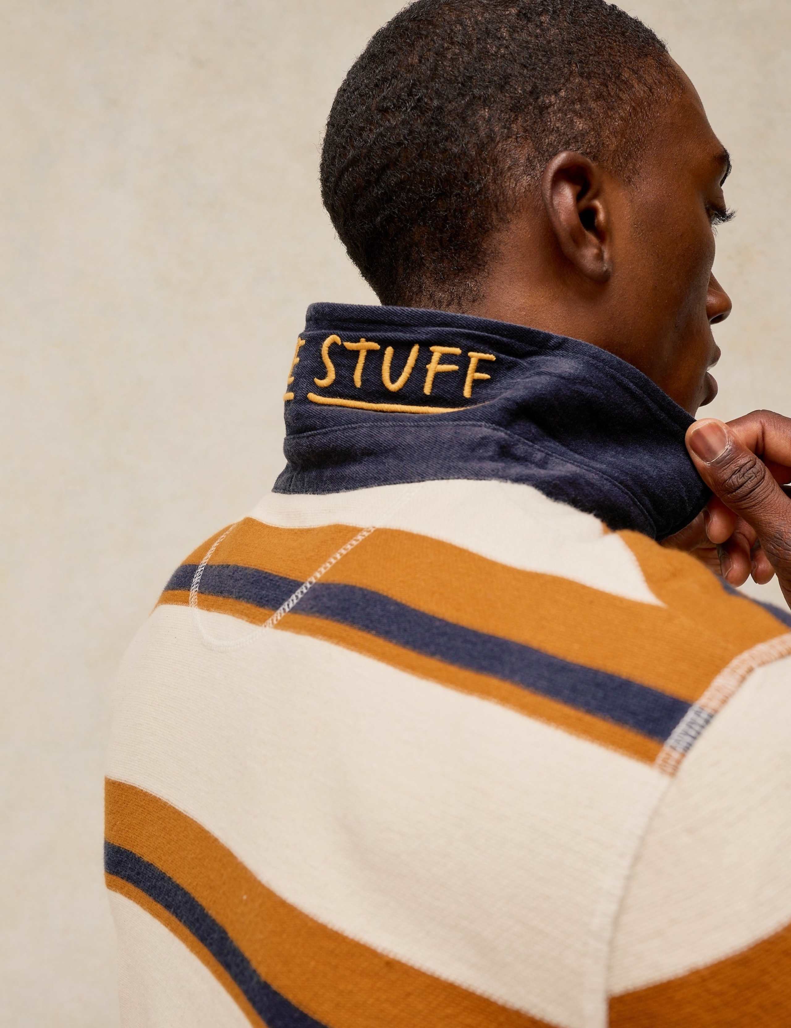 Pure Cotton Striped Rugby Shirt 4 of 6