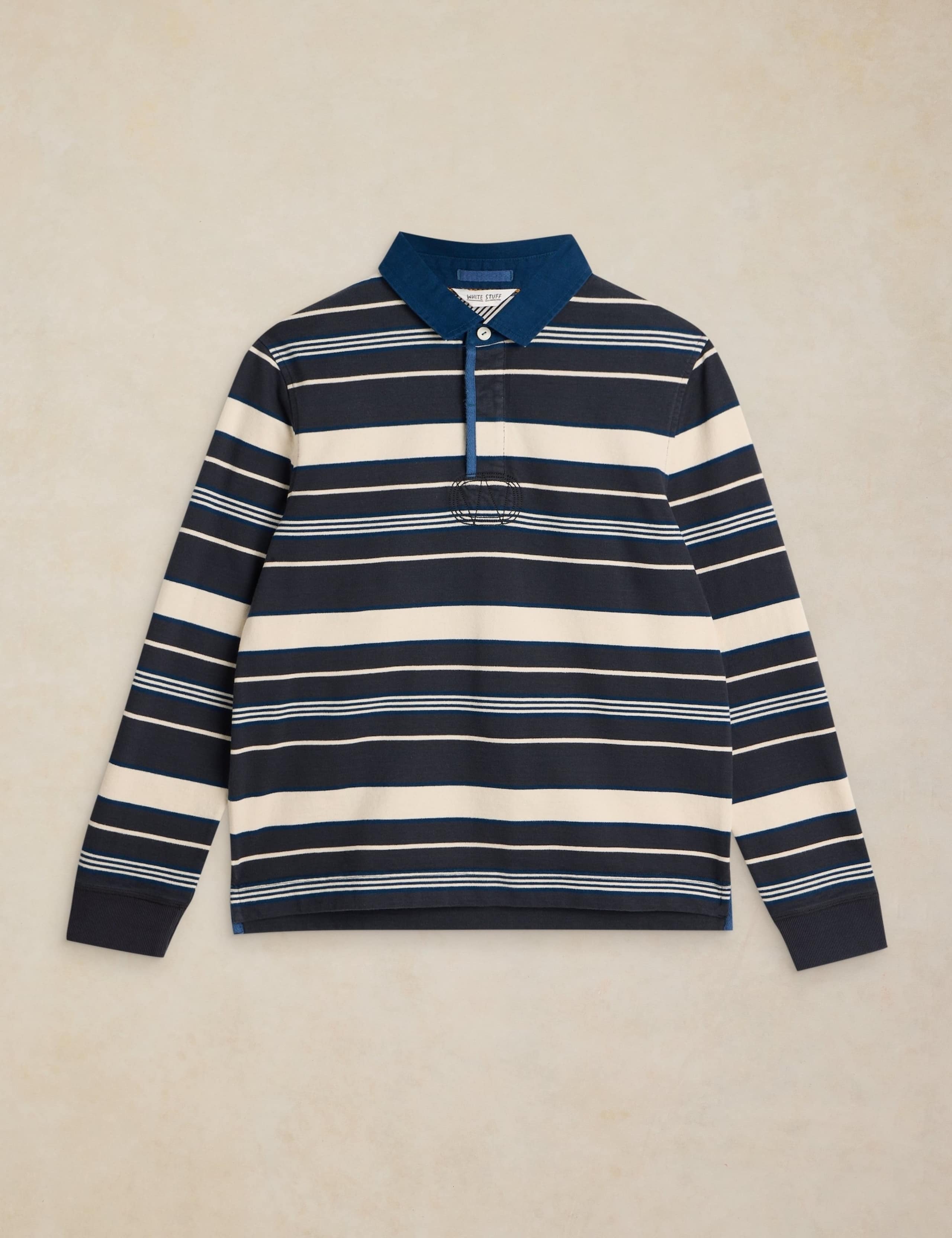 Pure Cotton Striped Rugby Shirt 2 of 6