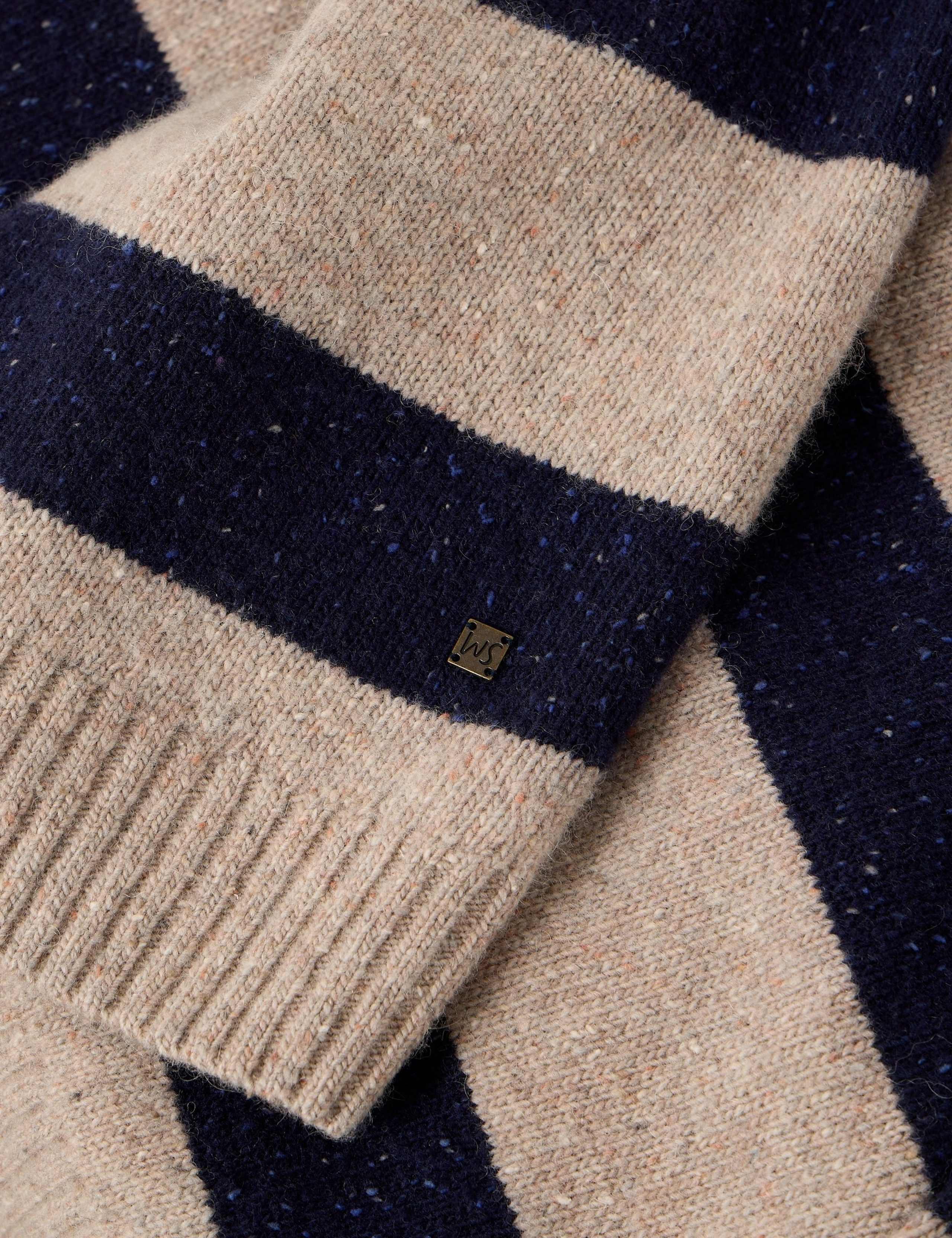 Lambswool Rich Striped Rugby Shirt 6 of 6
