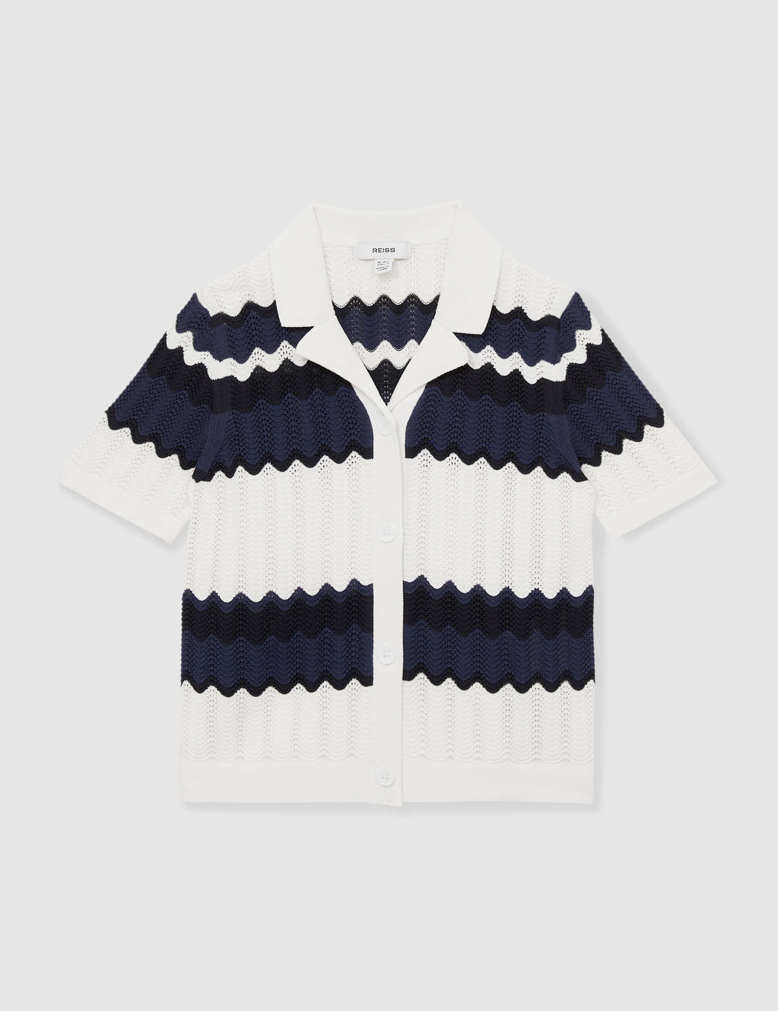 Knitted Striped Shirt (4-14 Yrs) 2 of 4
