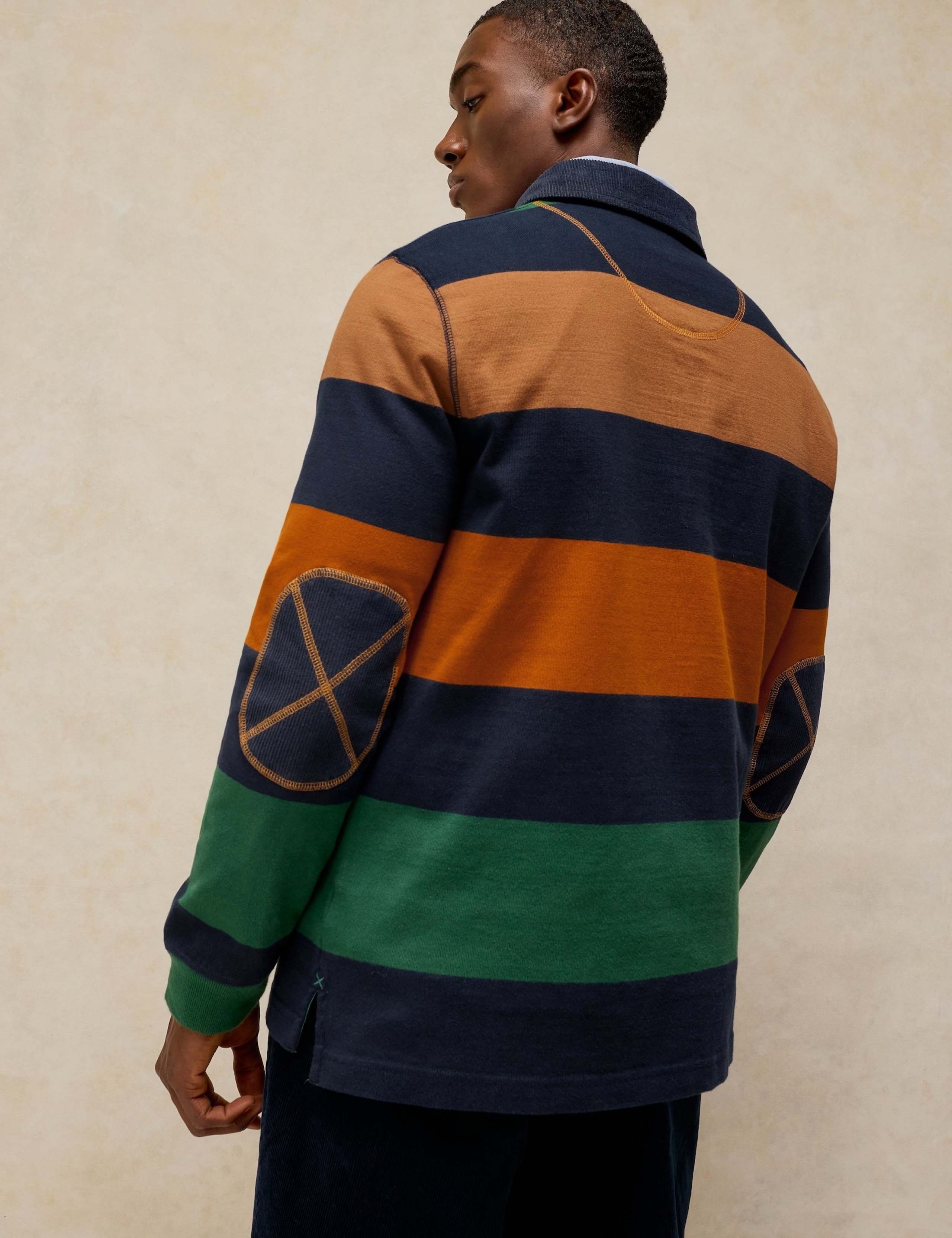 Pure Cotton Striped Rugby Shirt 5 of 6