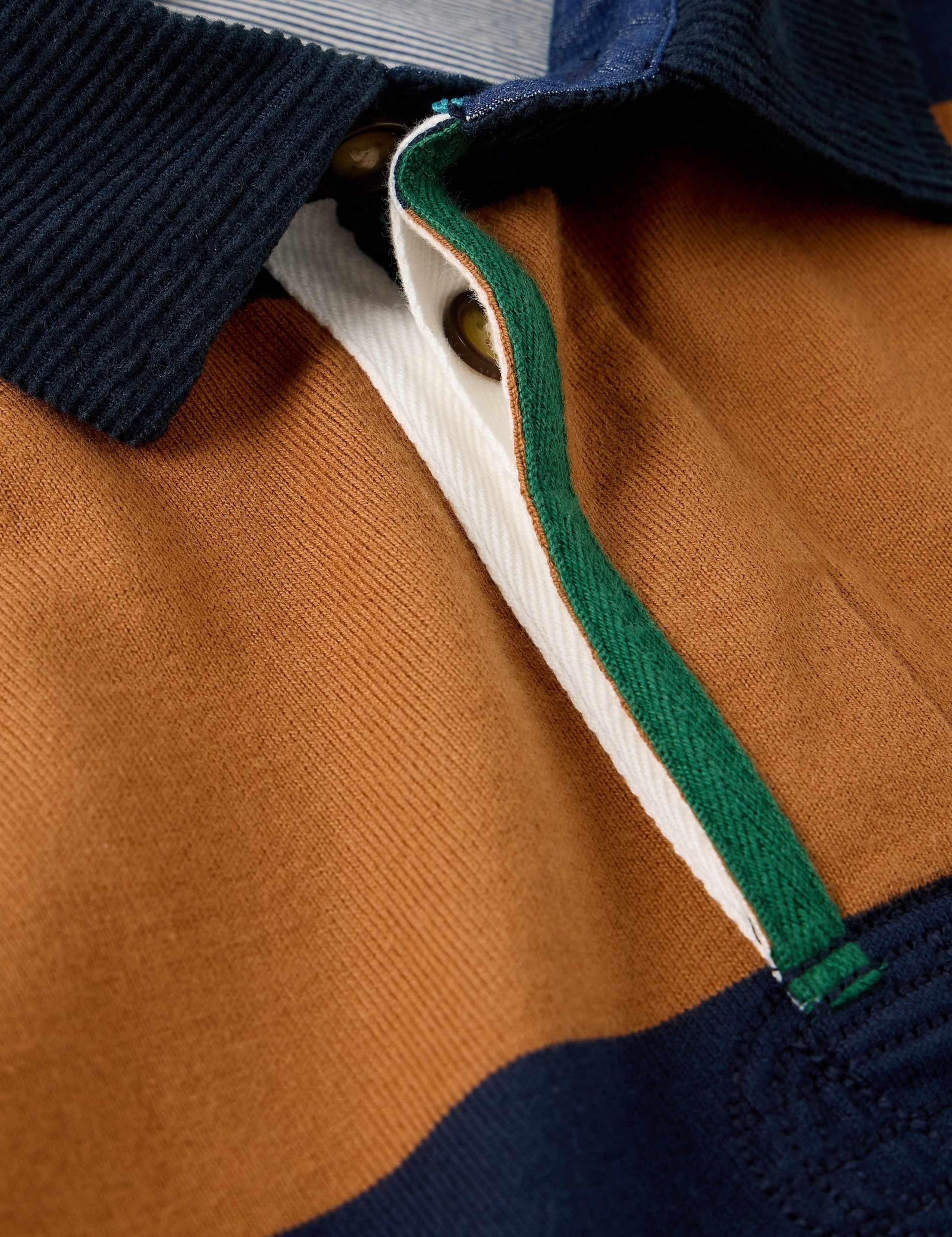 Pure Cotton Striped Rugby Shirt 6 of 6