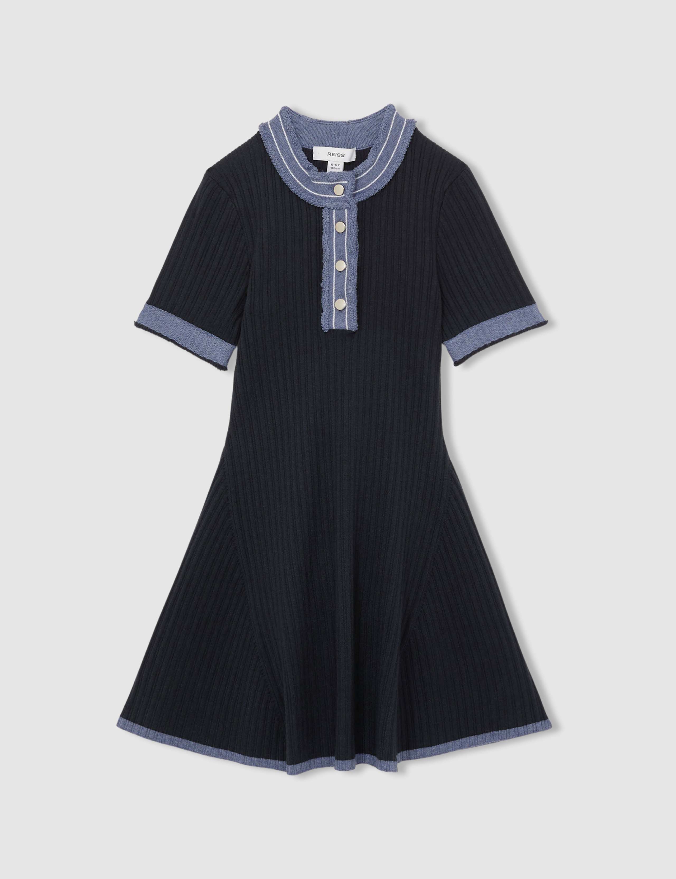 Knitted Textured Dress (4-14 Yrs) 2 of 4