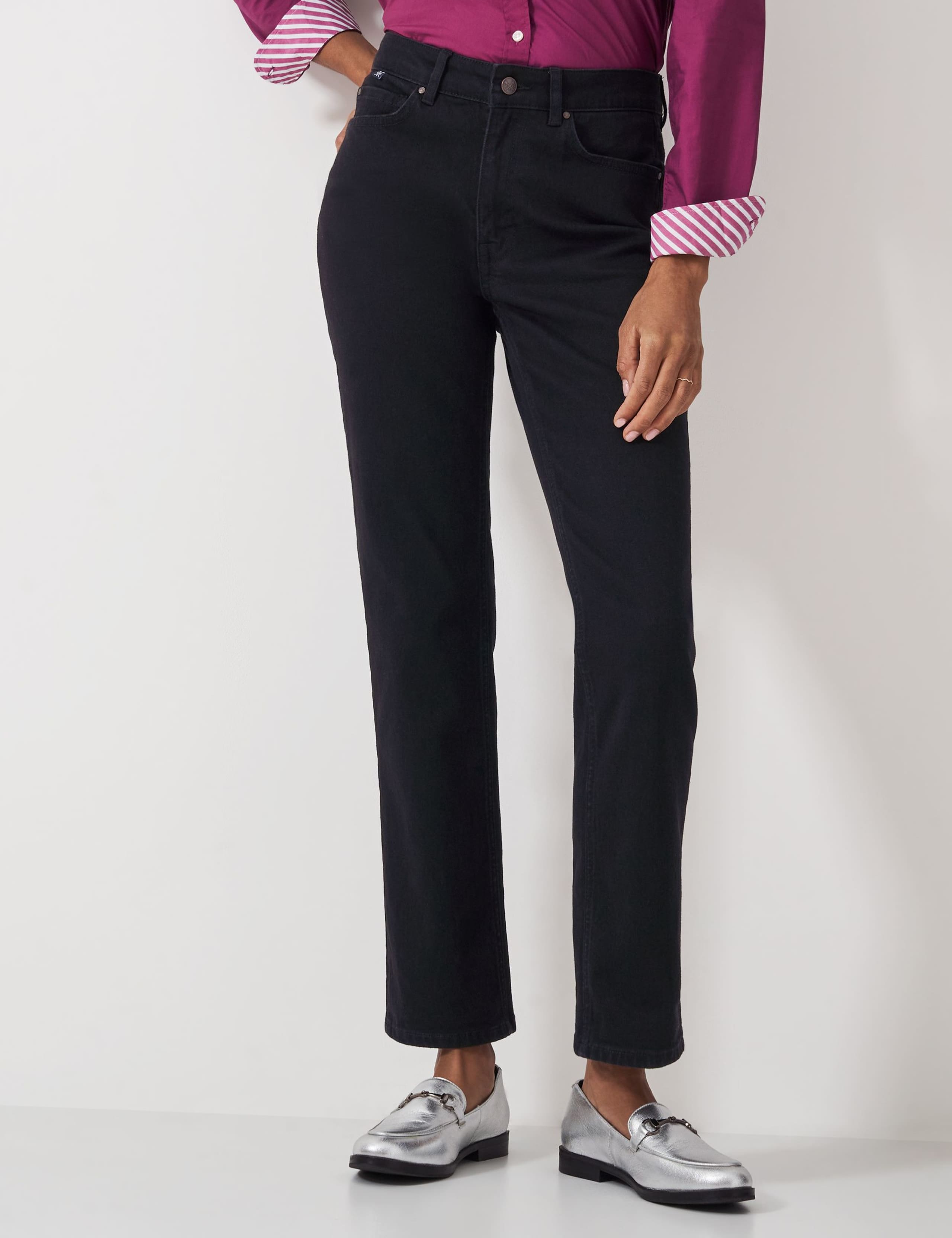 High Waisted Straight Leg Jeans 3 of 5