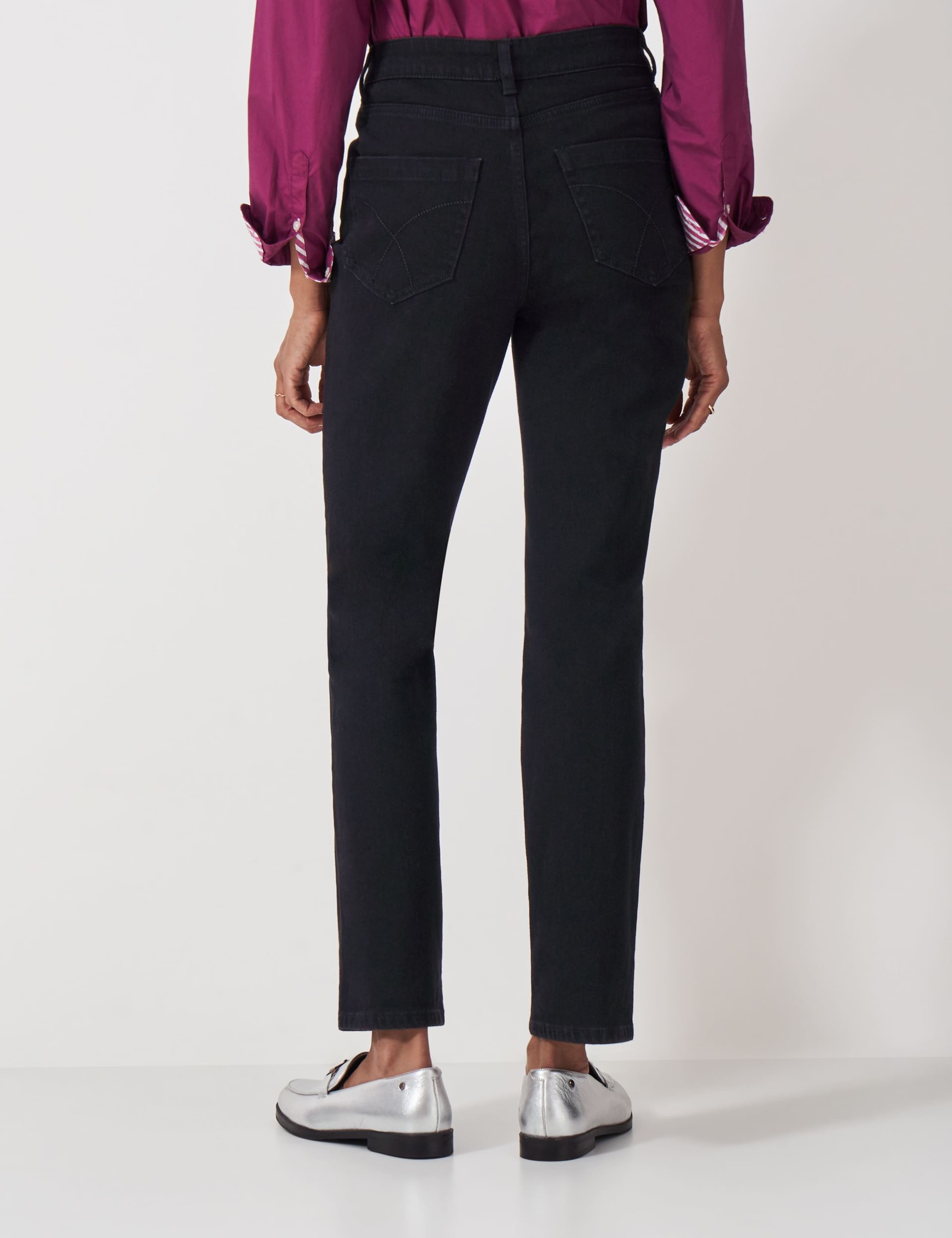 High Waisted Straight Leg Jeans 4 of 5