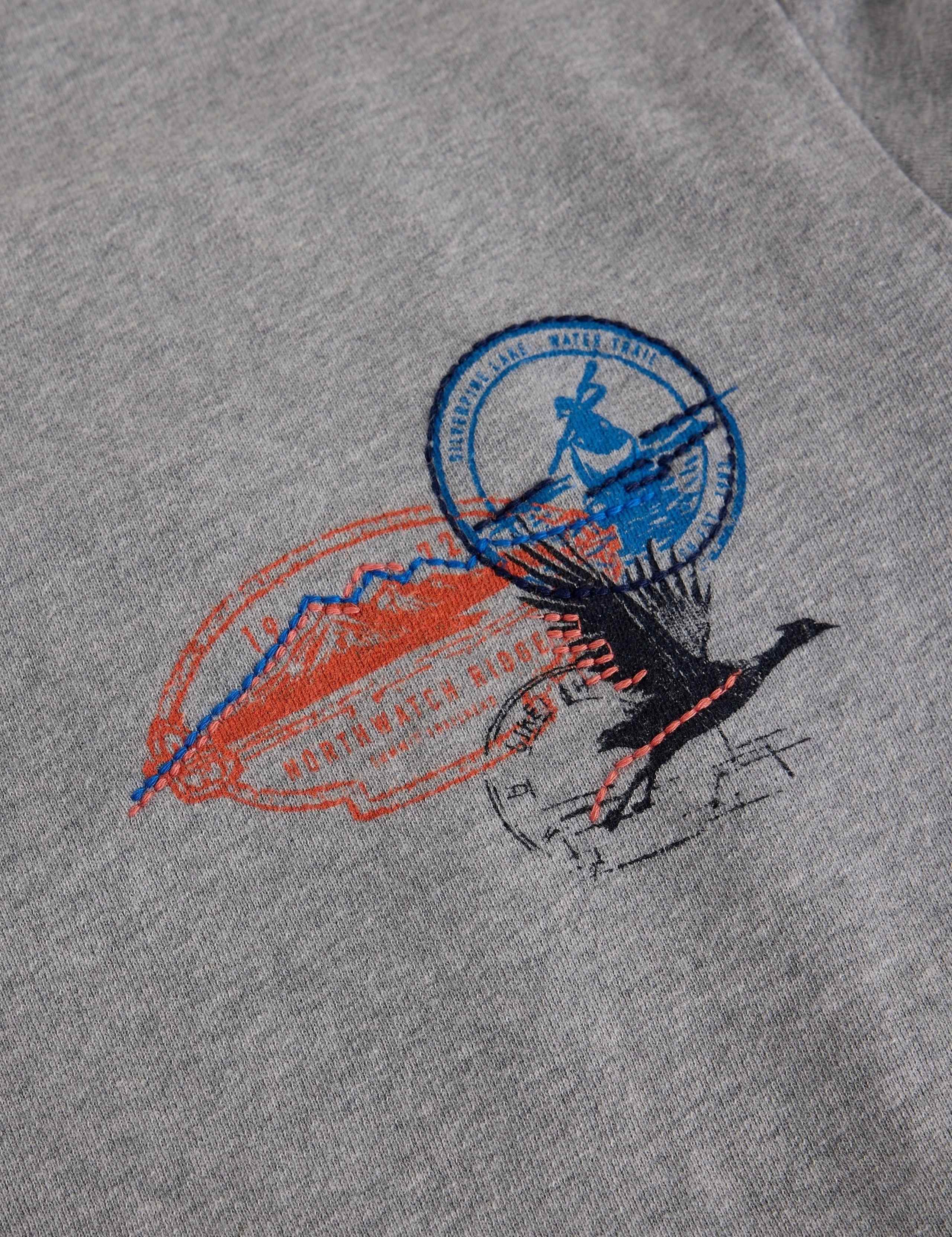 Pure Cotton Crew Neck Graphic Sweatshirt 6 of 6