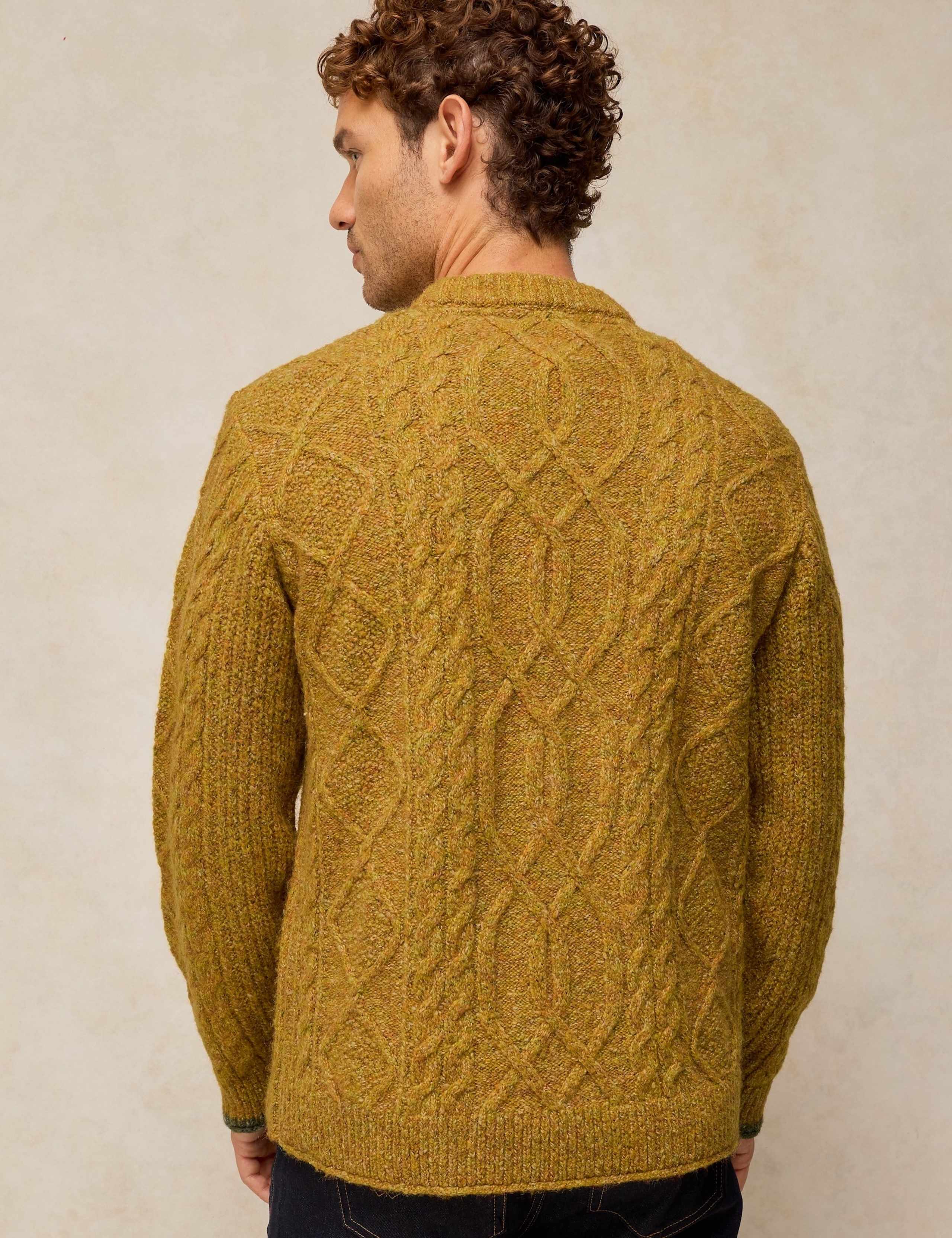 Textured Cable Crew Neck Jumper 4 of 6