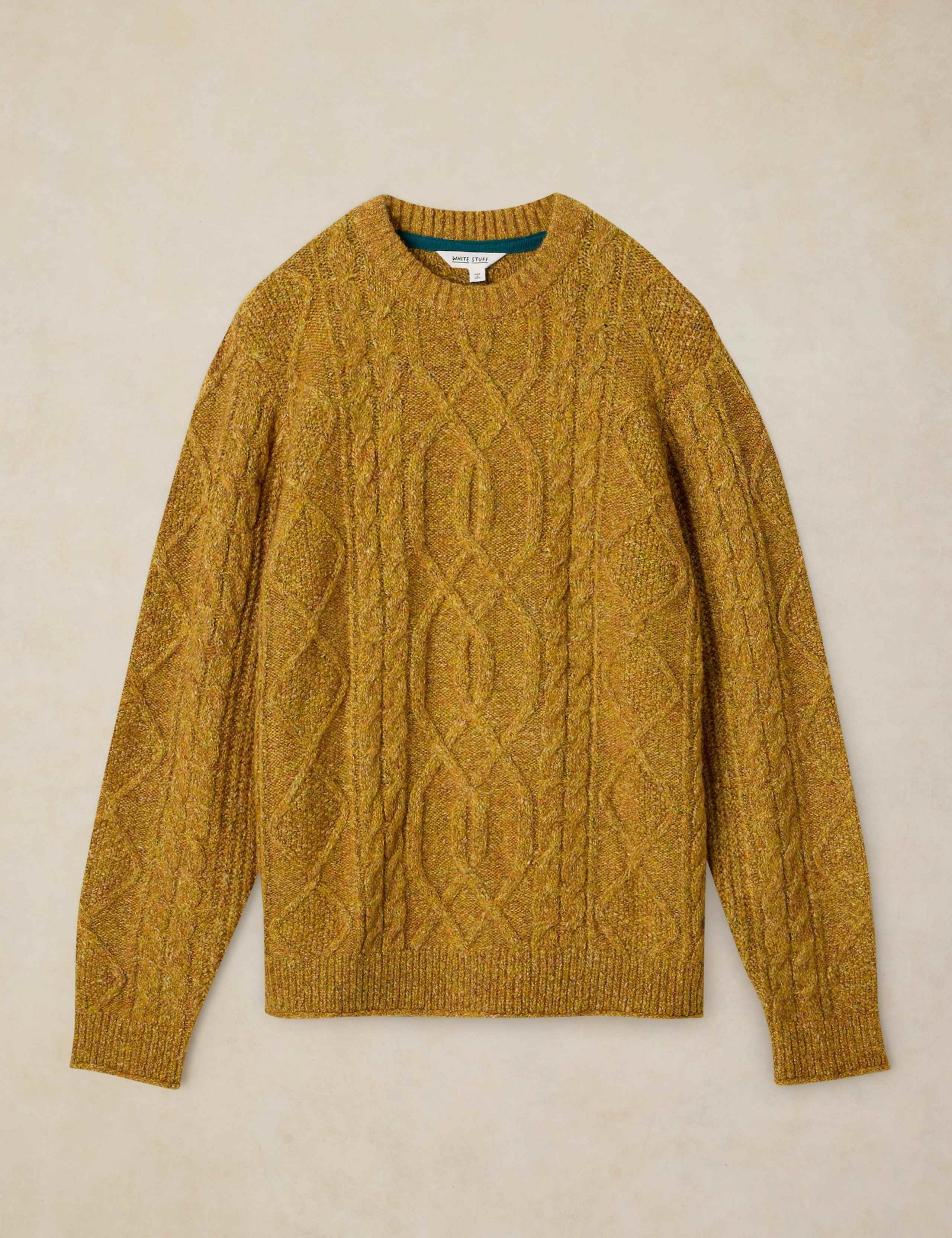 Textured Cable Crew Neck Jumper 2 of 6