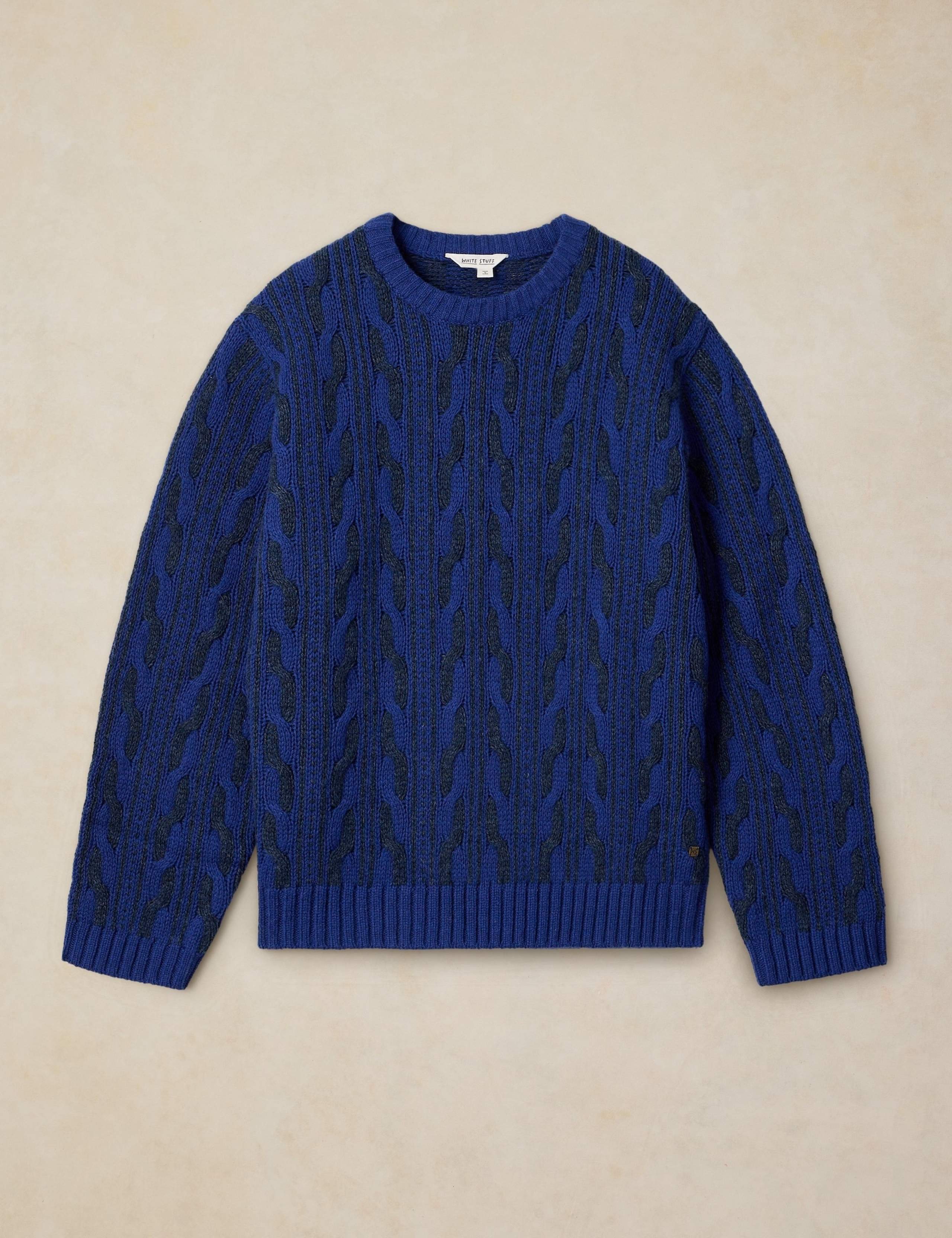 Wool Rich Cable Crew Neck Jumper 2 of 6