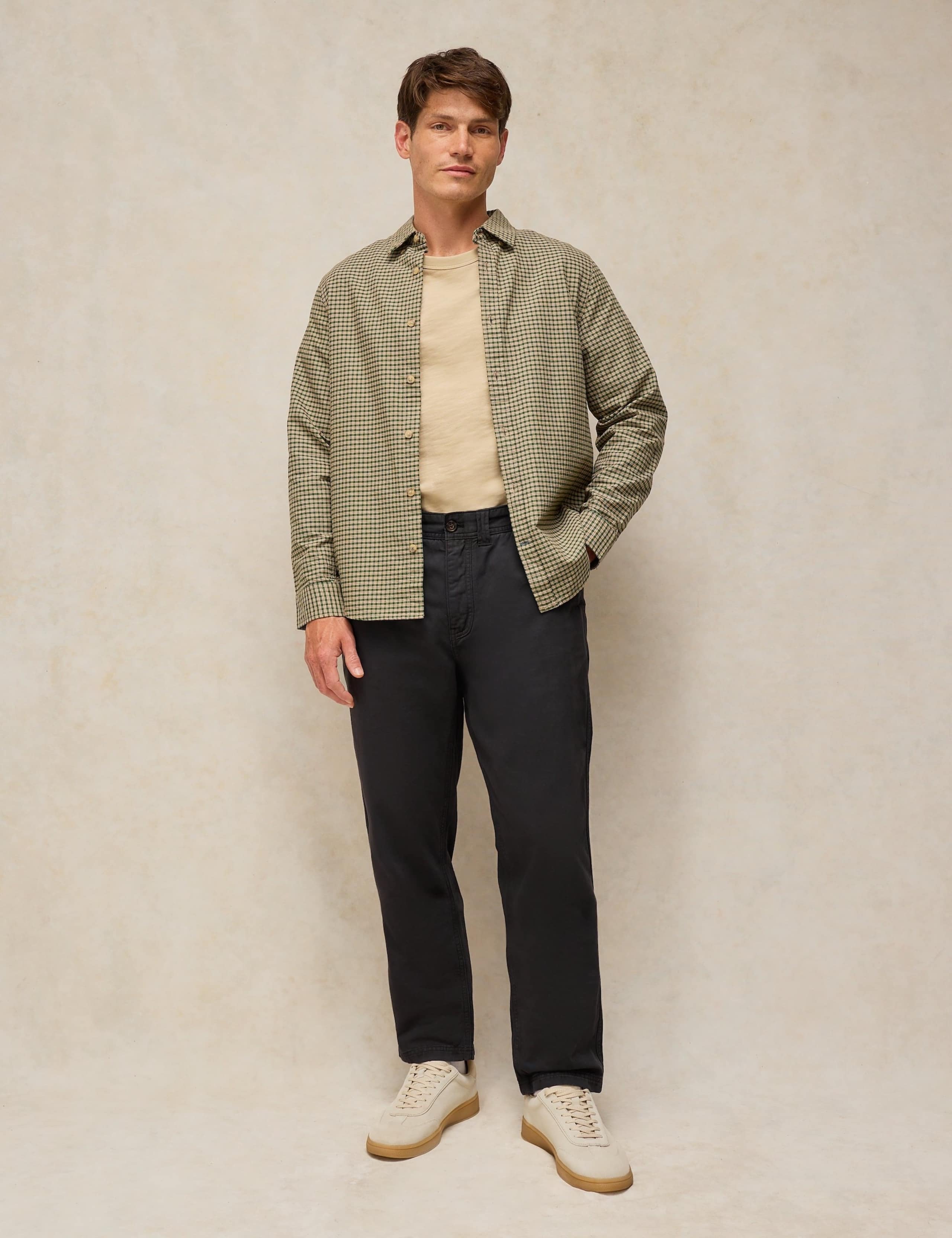 Pure Cotton Casual Trousers 3 of 6