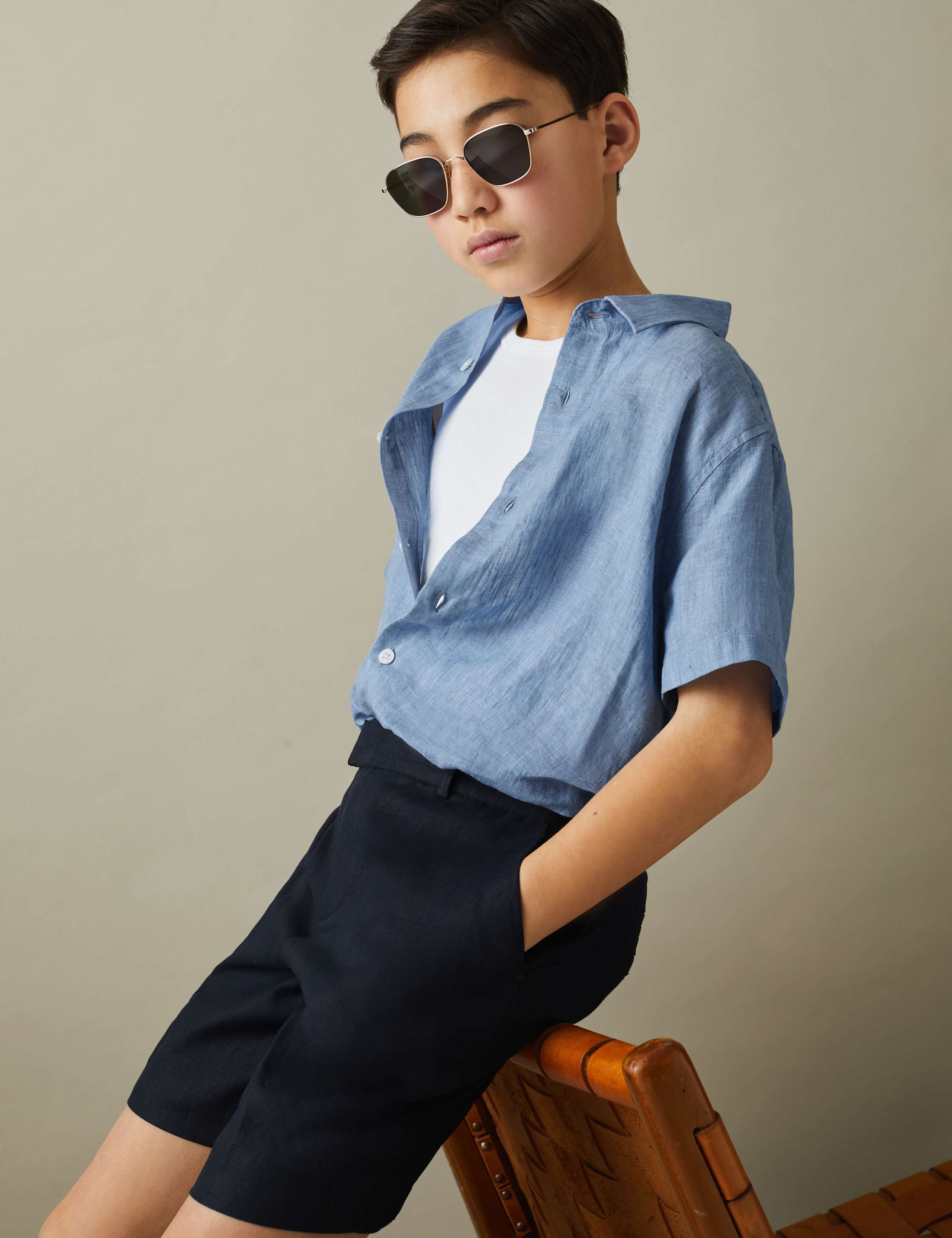 Pure Linen Shirt (3-14 Yrs) 3 of 4