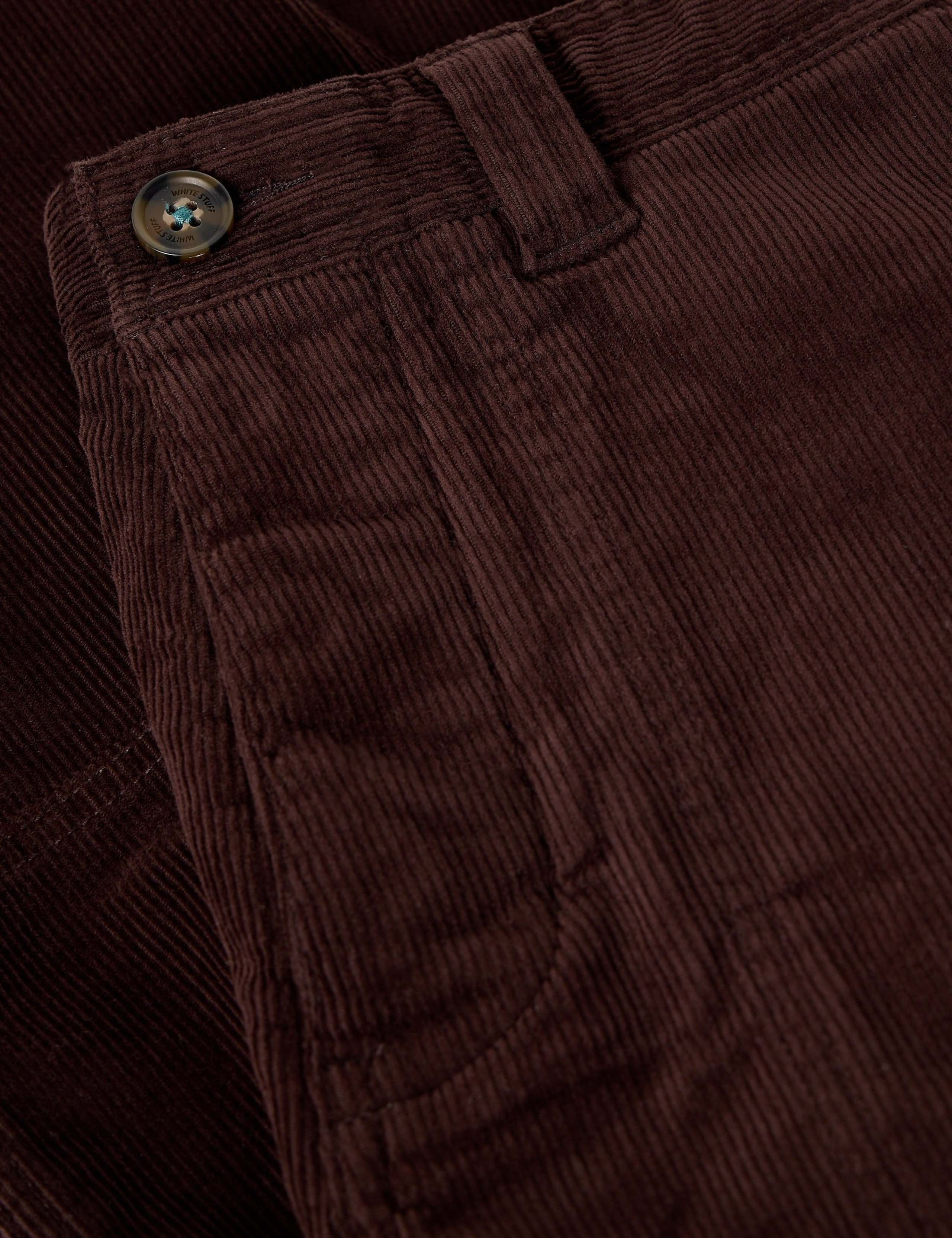 Pure Cotton Corduroy Cargo Trousers 6 of 6