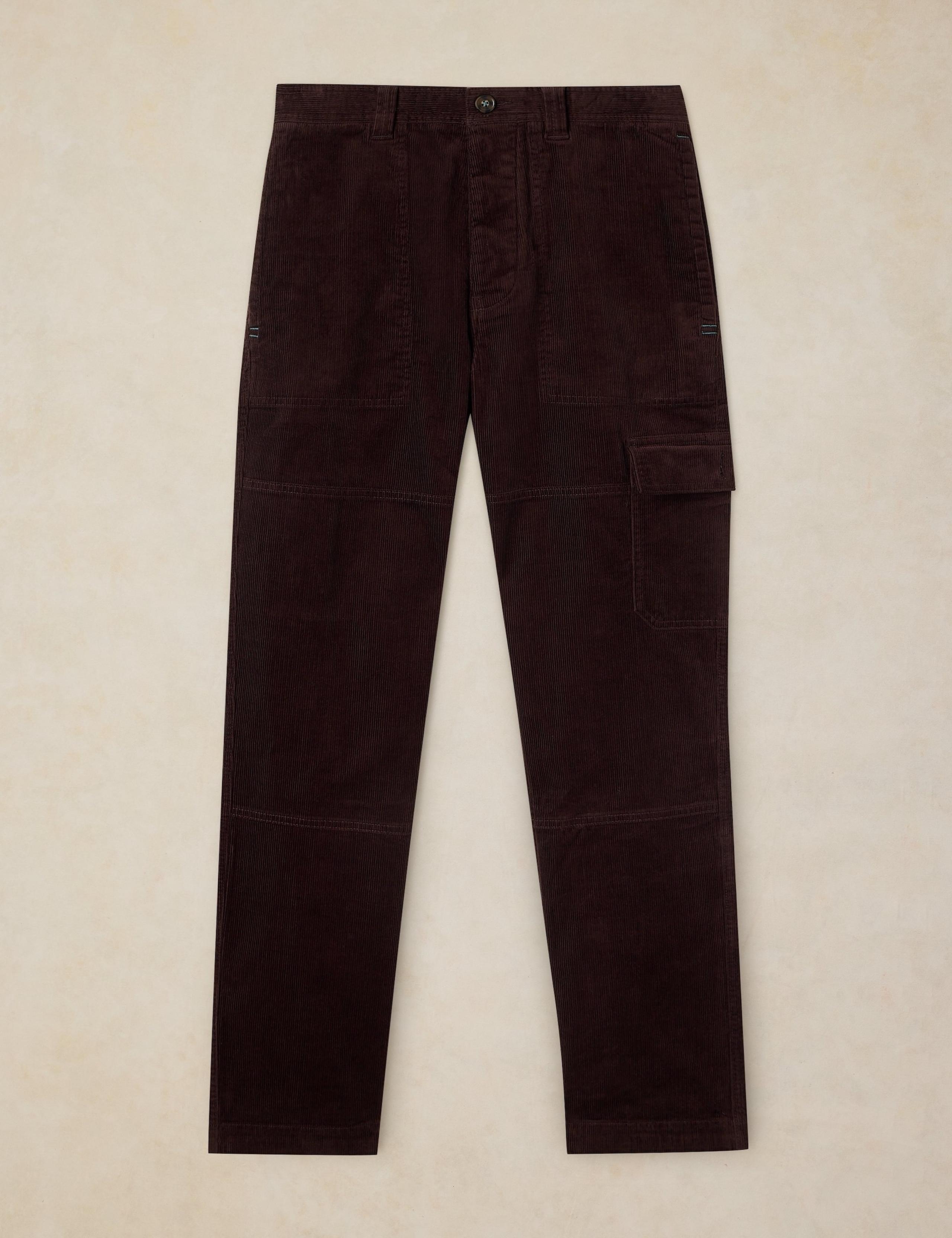 Pure Cotton Corduroy Cargo Trousers 2 of 6